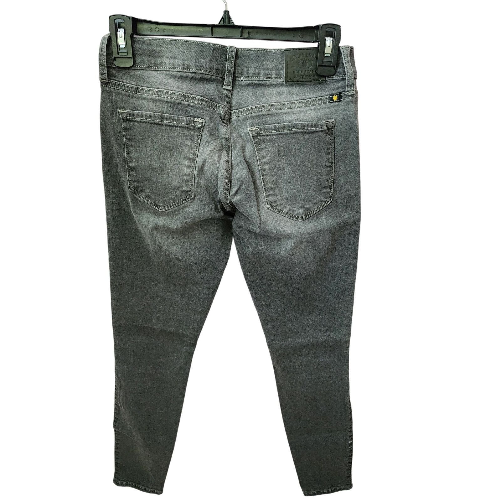 Lucky Brand Lucky Brand Charlie Legging Jeans Womens Size 4/27 Grey Size 27" / US 4 / IT 40 - 2 Thumbnail