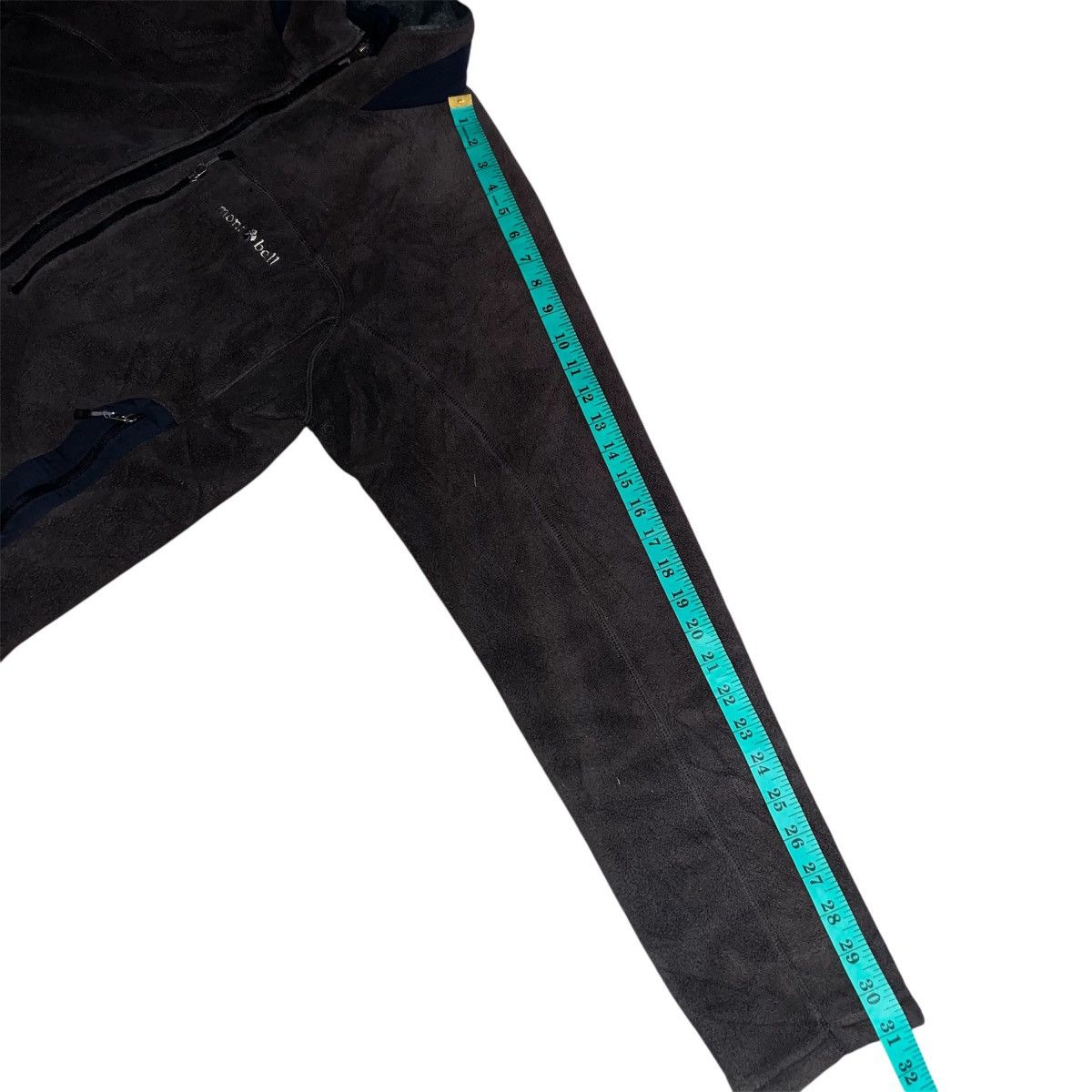 Montbell “MONTBELL” FADED BLACK ZIP UP FLEECE JACKET Size US XL / EU 56 / 4 - 18 Thumbnail