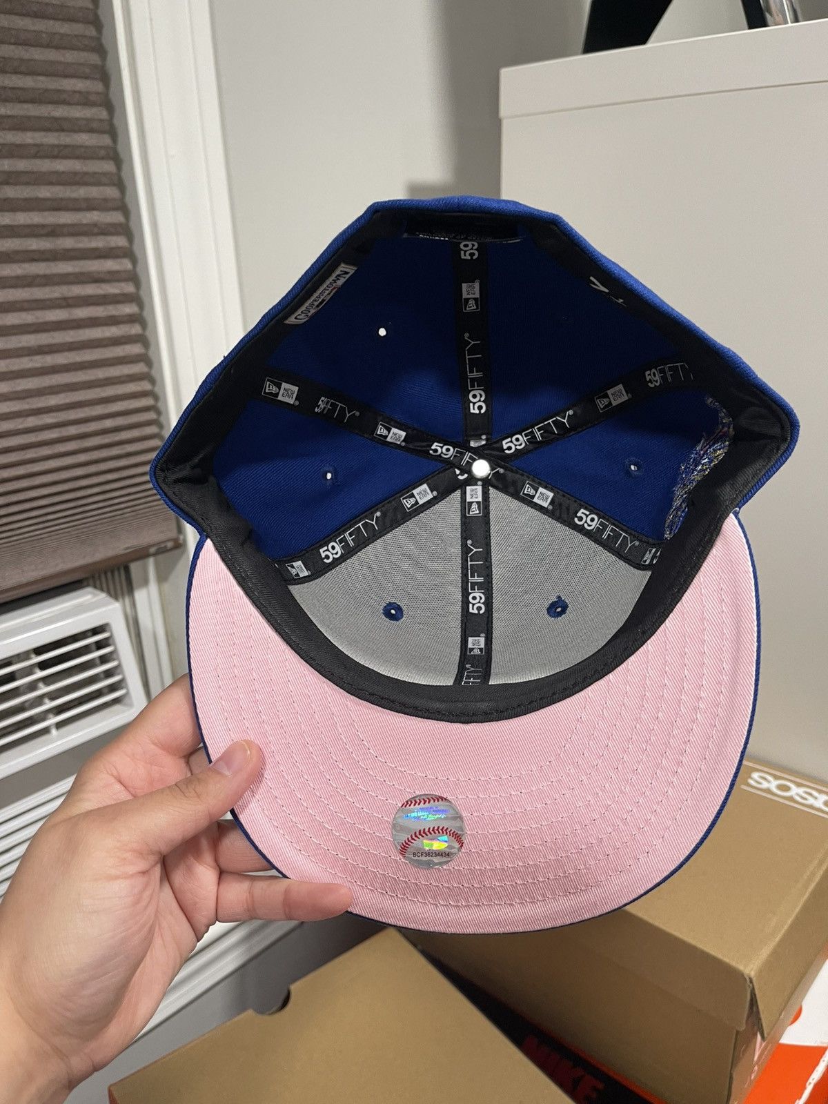 Hat Club Hat Club ‘Pink UV’ Toronto Blue Jays Fitted Size 7 1/4 Size ONE SIZE - 3 Thumbnail