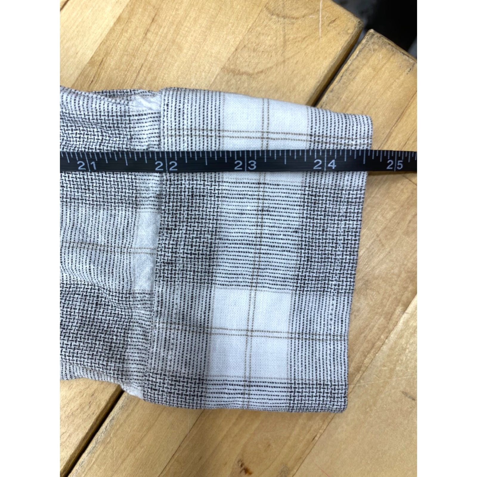Banana Republic Banana Republic Button-Up Shirt Mens 15.5 Long Sleeve White Check 6355 Size US L / EU 52-54 / 3 - 6 Thumbnail