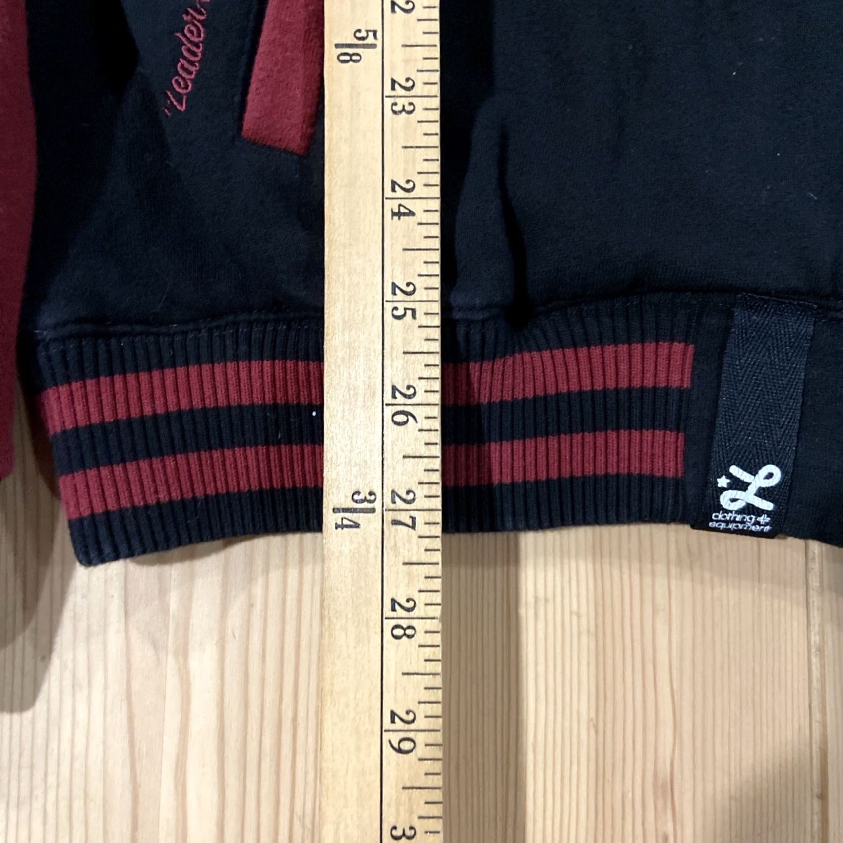 Roots LRG Jacket Mens L Black Red Varsity Zip Pocket 90s City Classic Hip Hop Skate Grass Roots Y2K Weight Light Size US L / EU 52-54 / 3 - 7 Thumbnail
