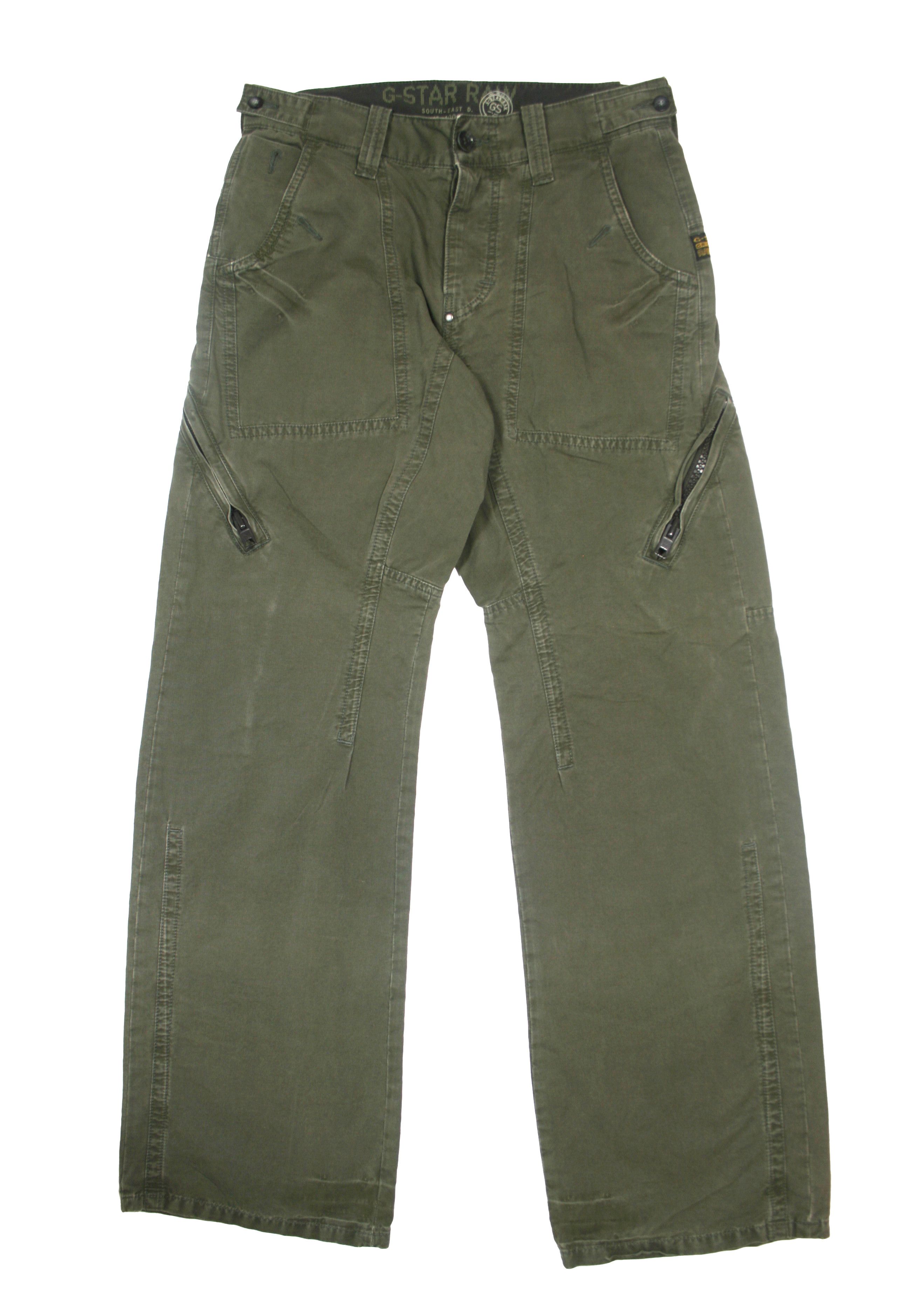 G-Star 00S Y2K Cargo Zip Pockets Pants Vintage Size US 29 - 1 Thumbnail