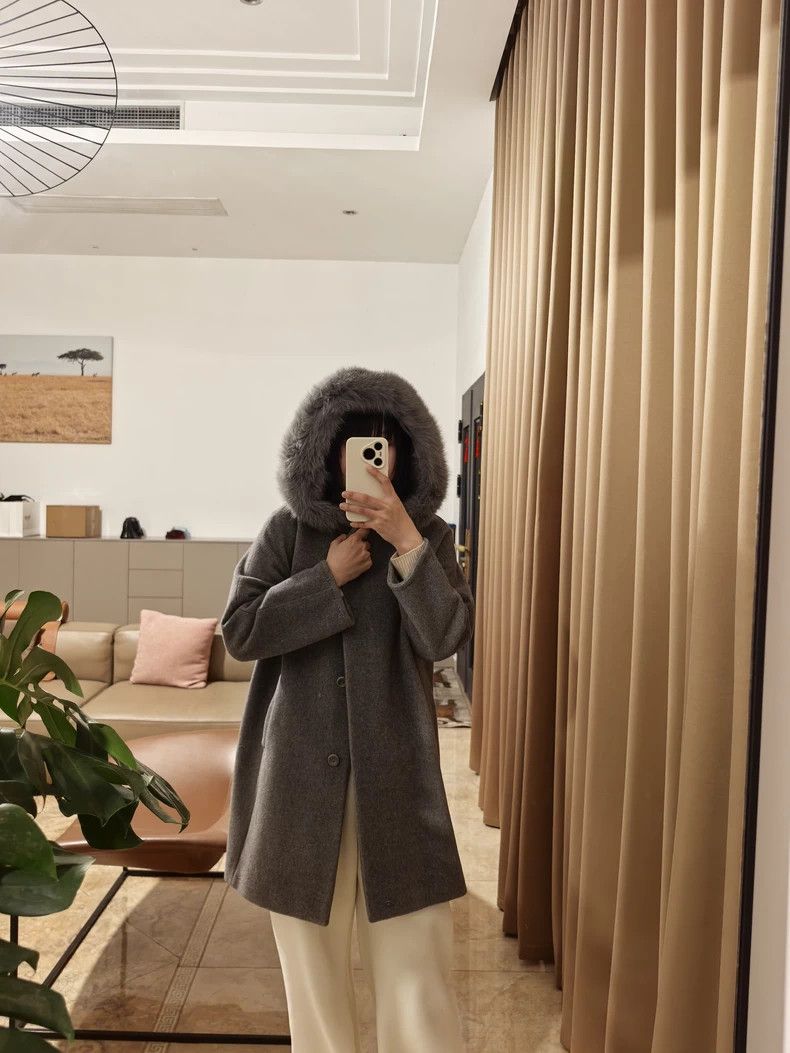 Max Mara Max Mara Studio wool coat, classic grey Size M / US 6-8 / IT 42-44 - 9 Thumbnail
