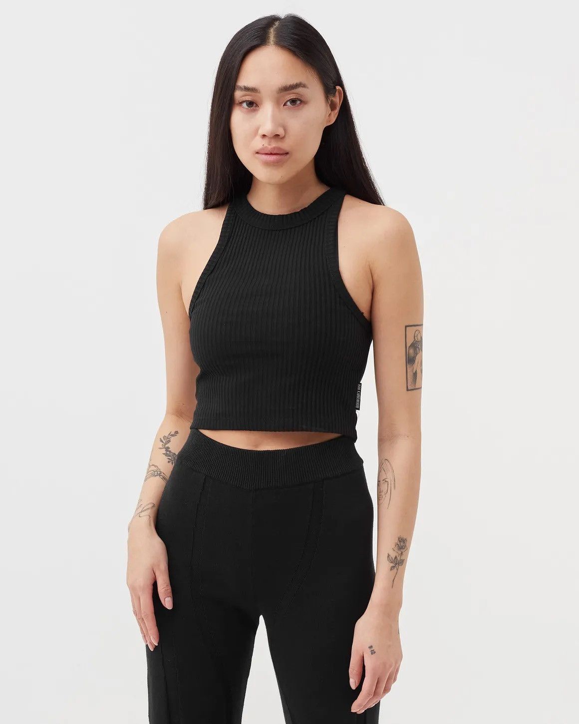 Han Kjobenhavn !DS! SS23 Han Kjobenhavn Cropped Racer Black Top Size L / US 10 / IT 46 - 4 Thumbnail