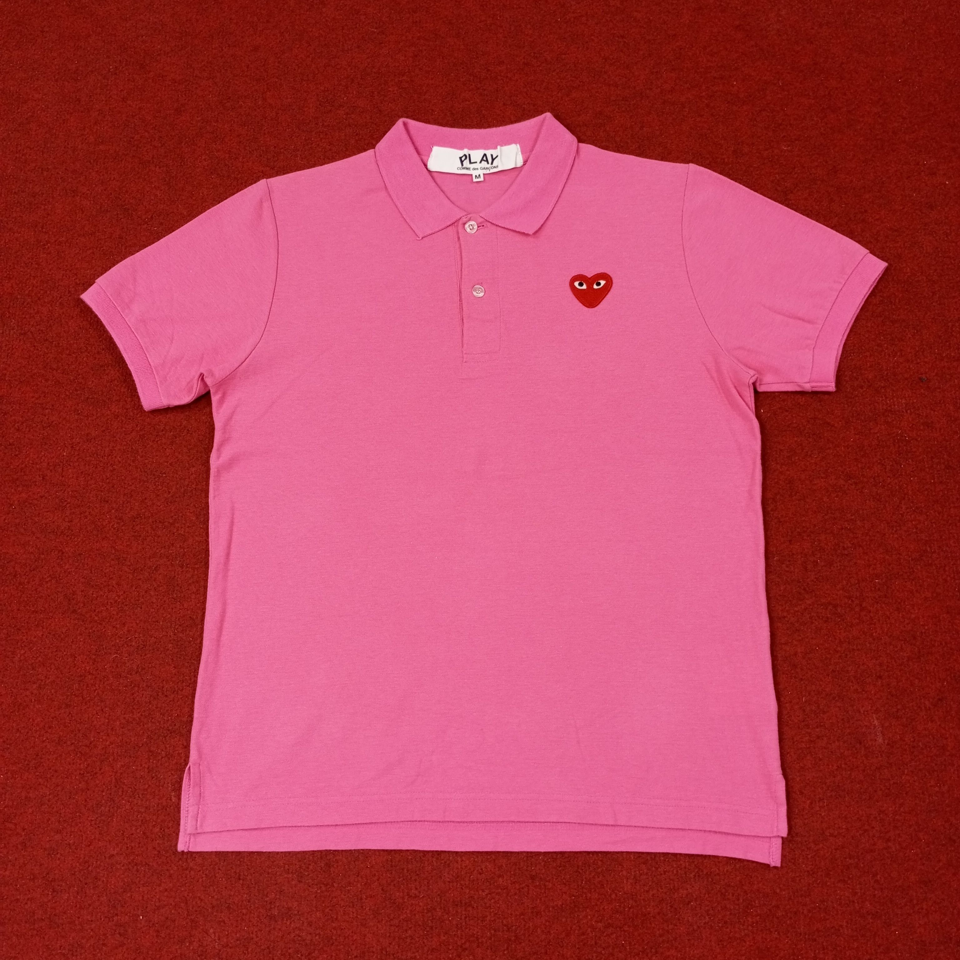 Comme des Garcons PLAY Comme Des Garcons Play Logo Design Polos c249n12 Size US M / EU 48-50 / 2 - 1 Thumbnail