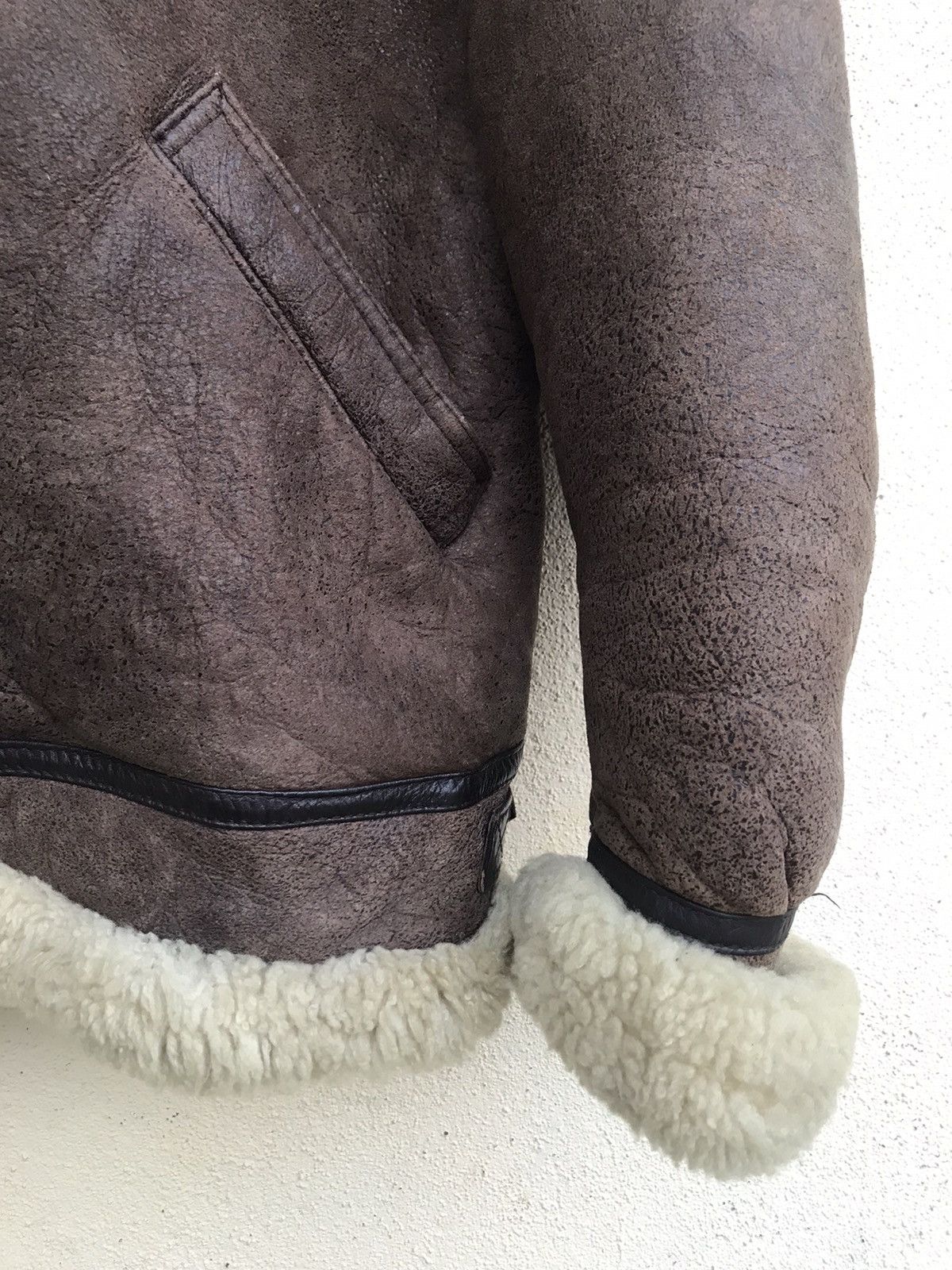 Other Type B3 US Army Style Leather Sherpa Shearling Jacket Size US M / EU 48-50 / 2 - 9 Thumbnail