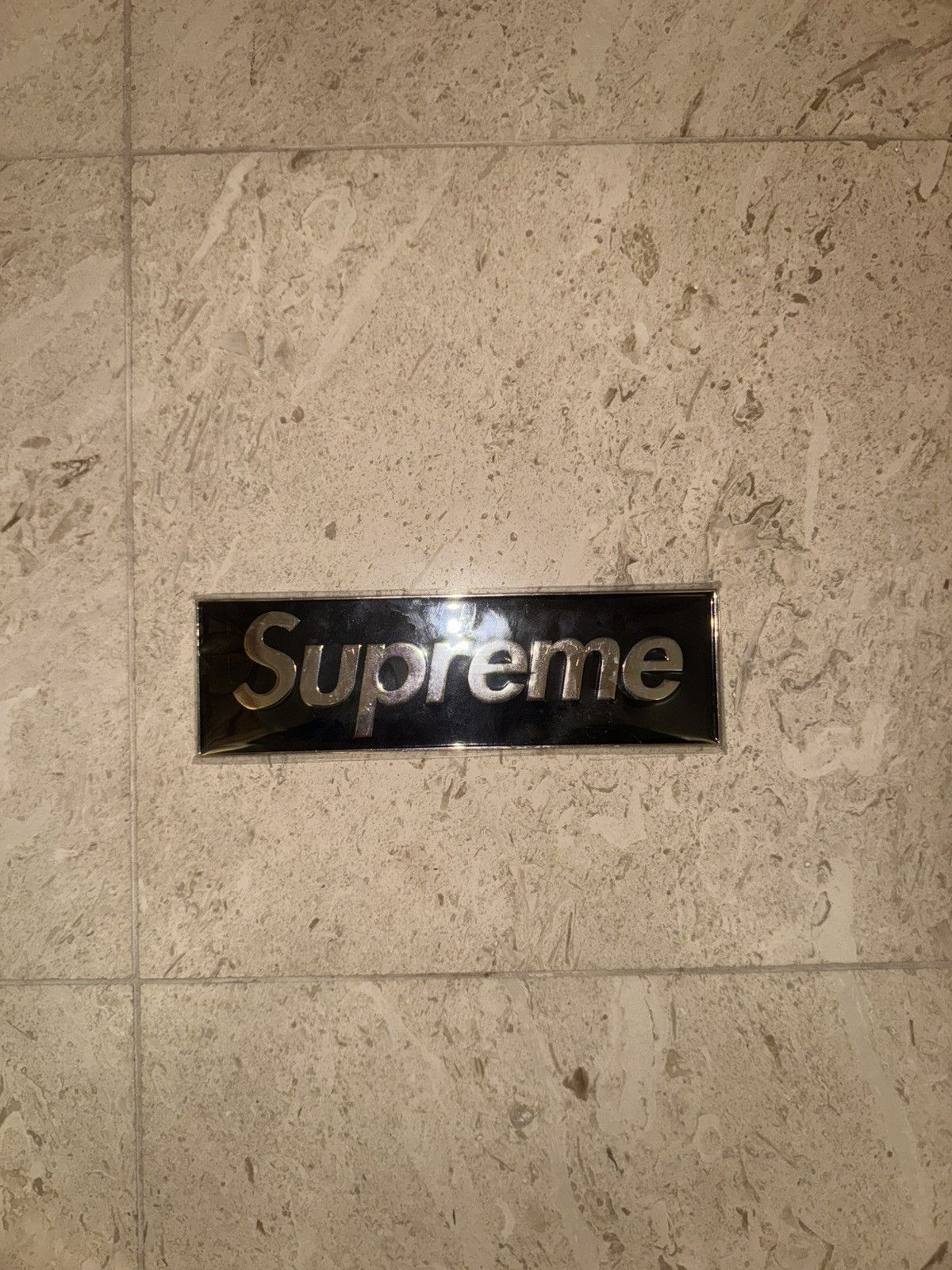 Supreme Supreme Box Logo Car Emblem Size ONE SIZE - 3 Thumbnail