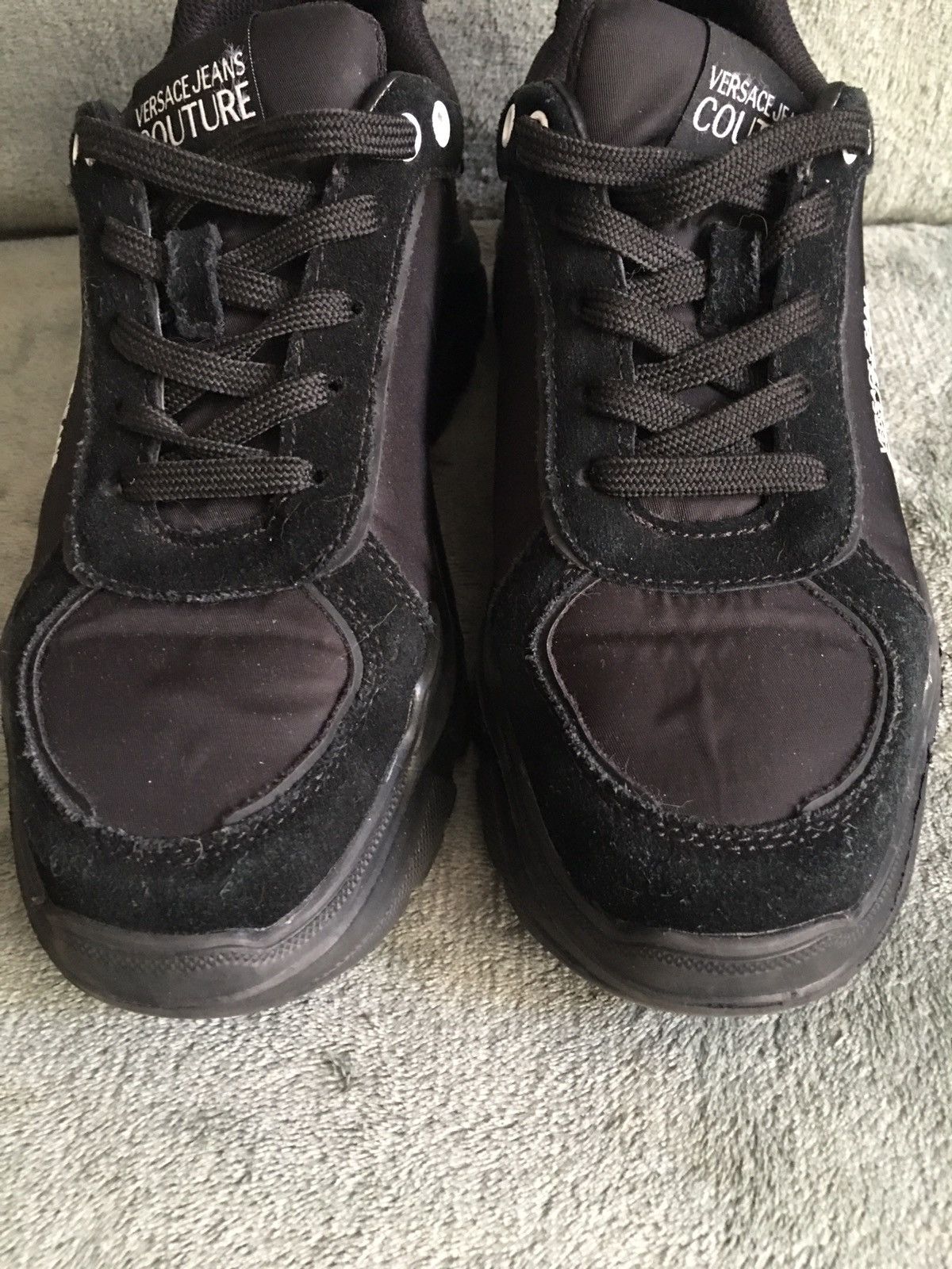 Versace × Versace Jeans Couture Versace Jeans Couture Black Sneakers EU 38 US 6 Size US 6 / IT 36 - 8 Thumbnail