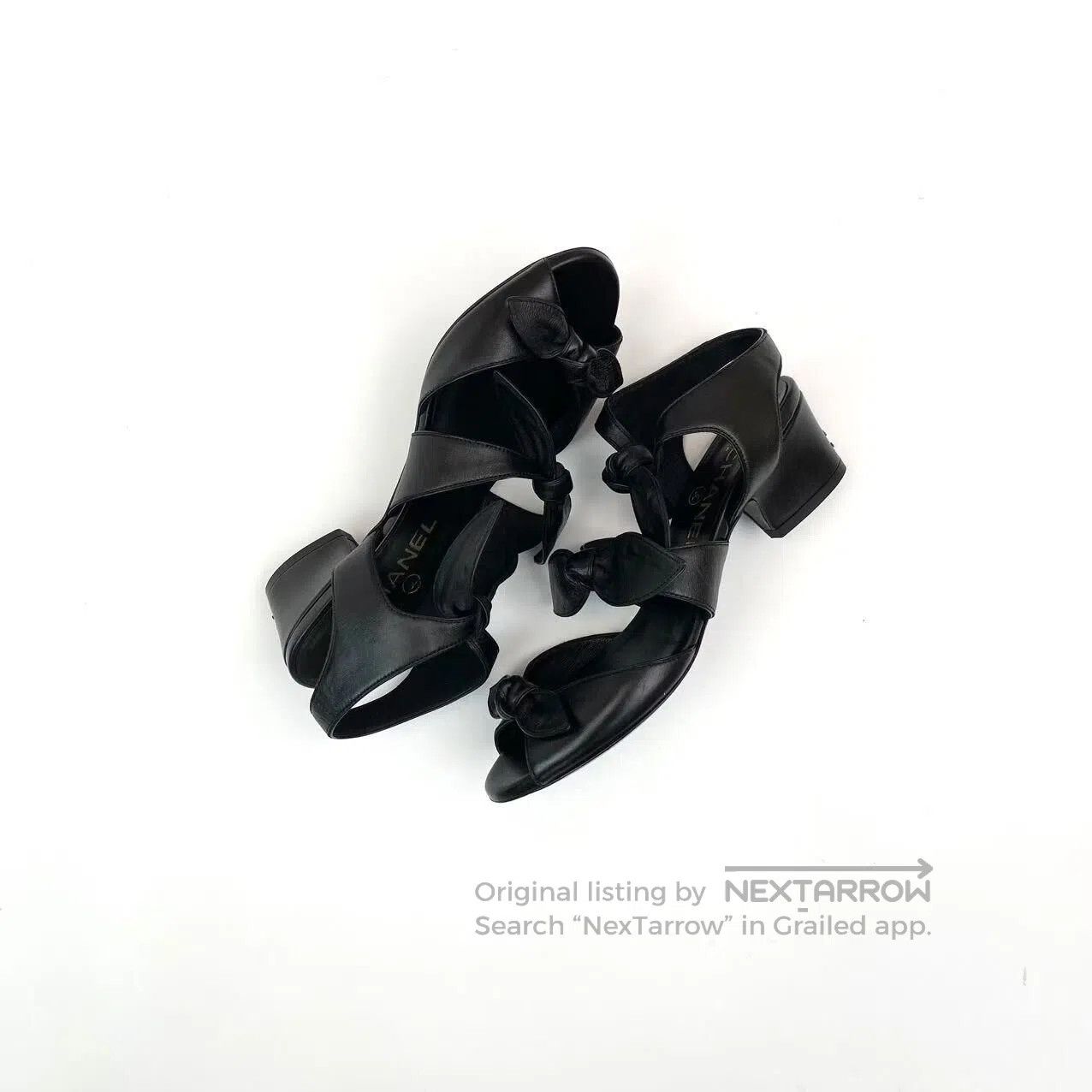 Chanel Chanel Bow heeled sandals| Size US 4.5 / IT 34.5 - 4 Thumbnail