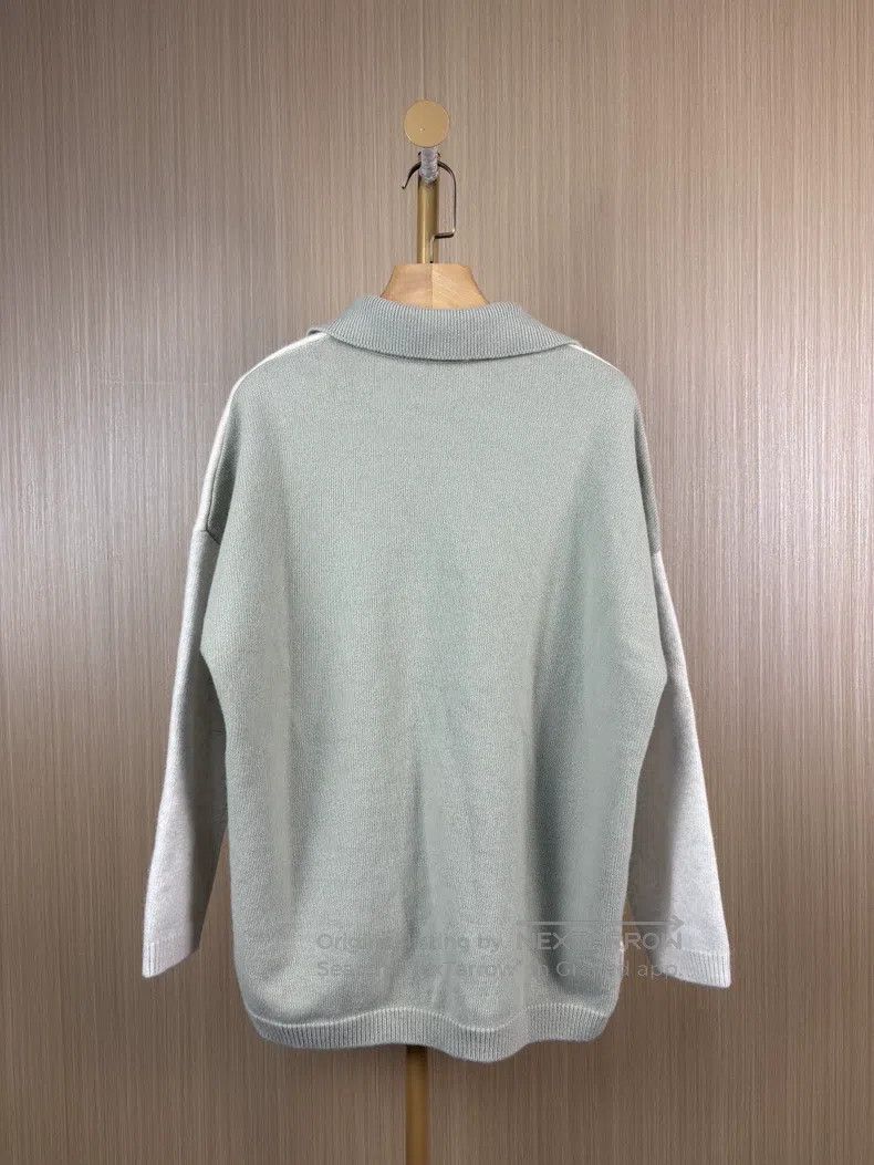 Loewe Loewe Pocket Embroidered Logo Patchwork Wool Top Size XS / US 0-2 / IT 36-38 - 2 Thumbnail