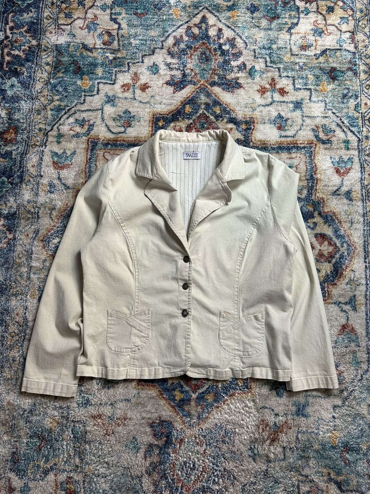 Vintage Vintage Snazzie Front Pocket Blazer Medium Size M / US 6-8 / IT 42-44 - 1 Thumbnail