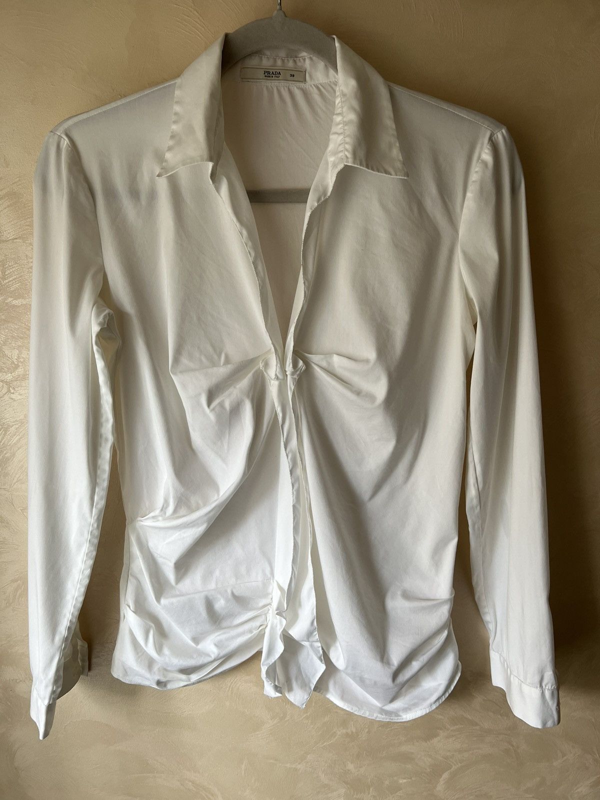 Prada Vintage Prada white shirt woman size 38 Size XS / US 0-2 / IT 36-38 - 1 Thumbnail