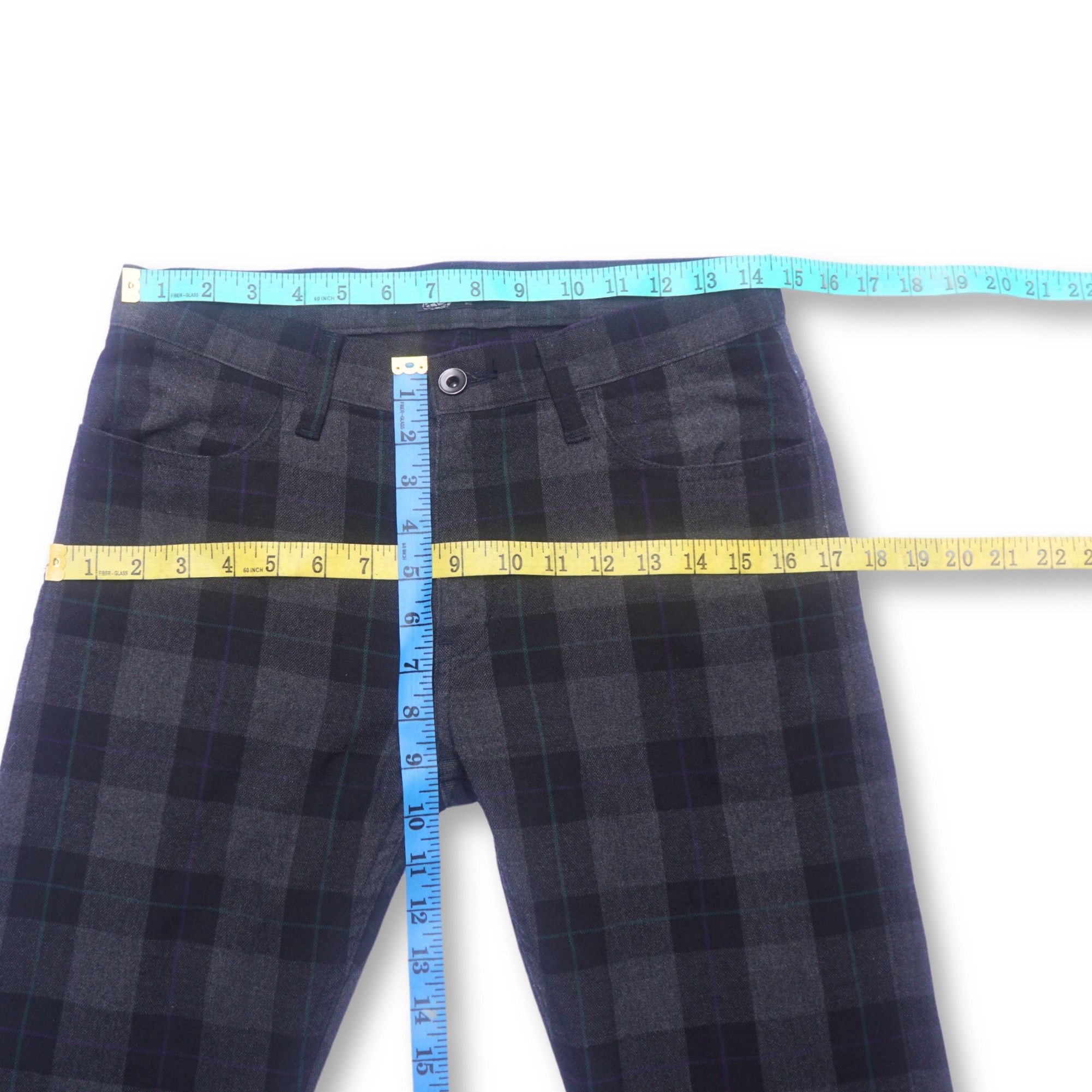 Beams Plus BEAMS Low Rise Plaid Check Pants Size US 28 / EU 44 - 6 Thumbnail