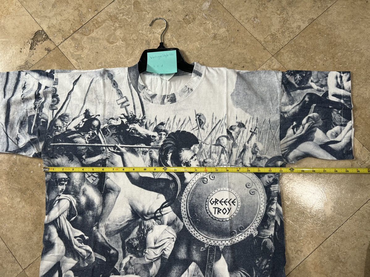 Vintage AOP Greece Troy Art Tshirt Size XXL Size US XXL / EU 58 / 5 - 8 Thumbnail