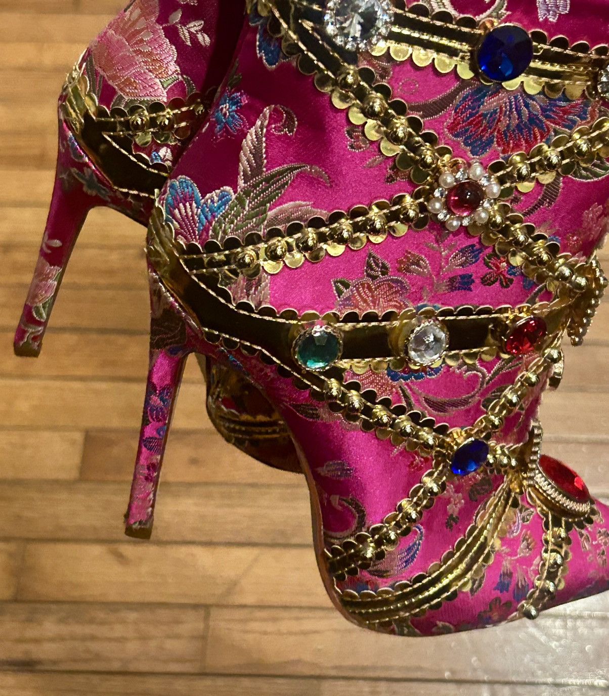 Azalea Wang Azalea wang Confident Pink Embellished Size US 7.5 / IT 37.5 - 17 Thumbnail
