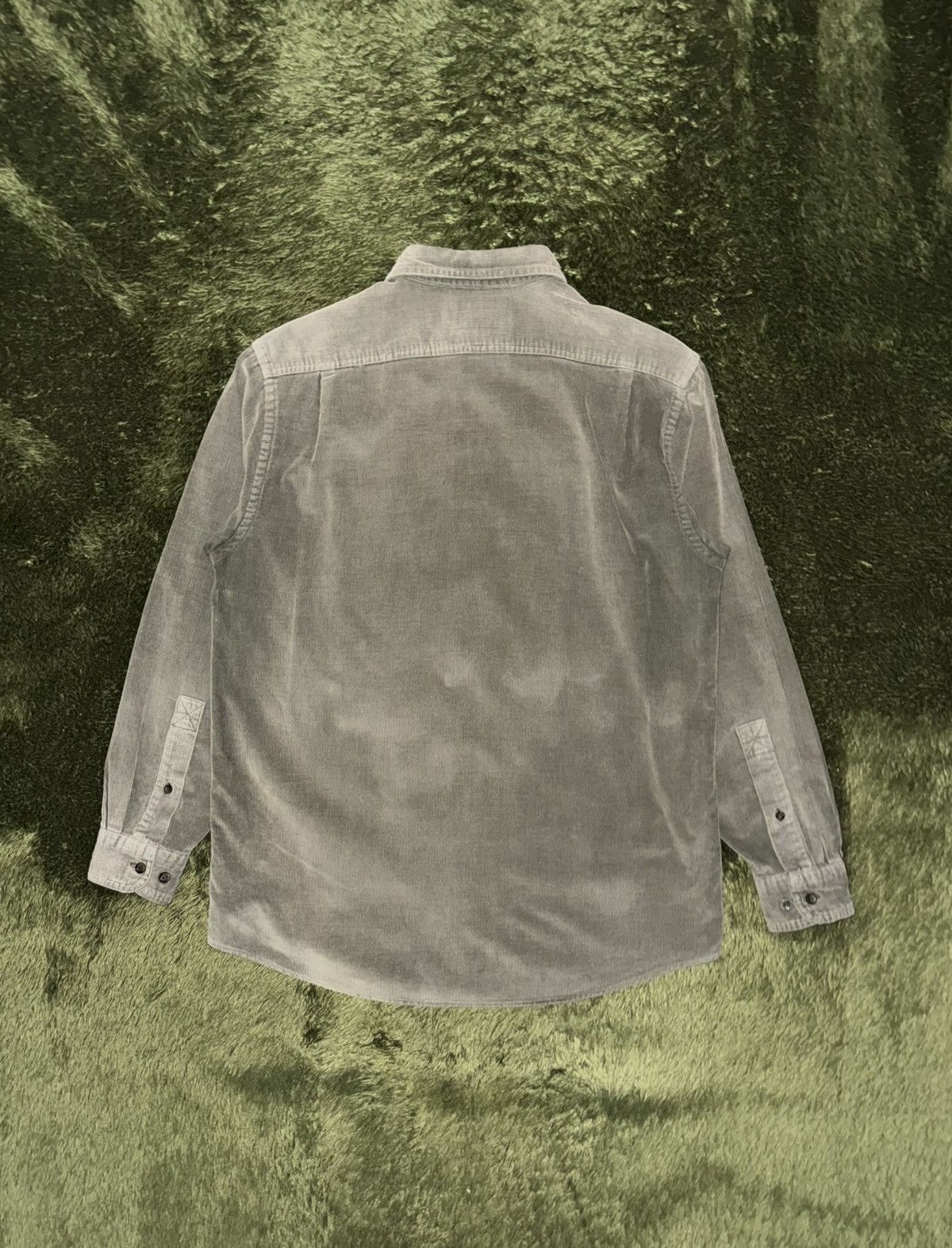 L.L. Bean [S] VTG L.L.Bean Pocket Detail Corduroy Shirt Olive Size US S / EU 44-46 / 1 - 9 Thumbnail