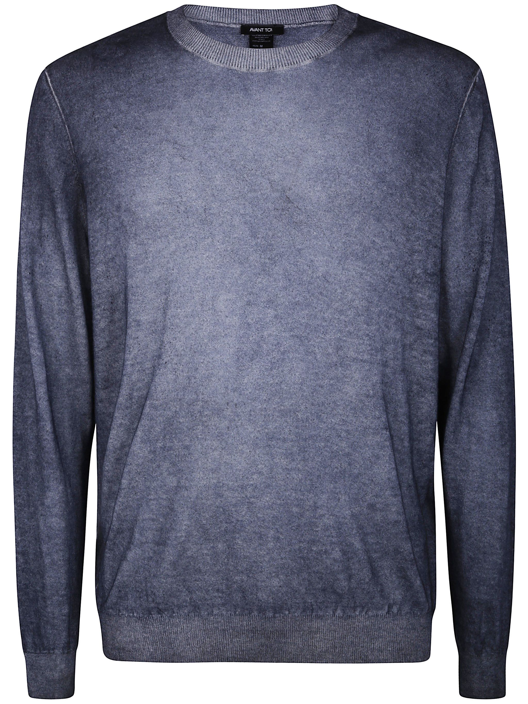 Avant Toi TWO COLORS ULTRALIGHT CASHMERE AND WOOL ROUND NECK PULLOVER Size US M / EU 48-50 / 2 - 1 Thumbnail