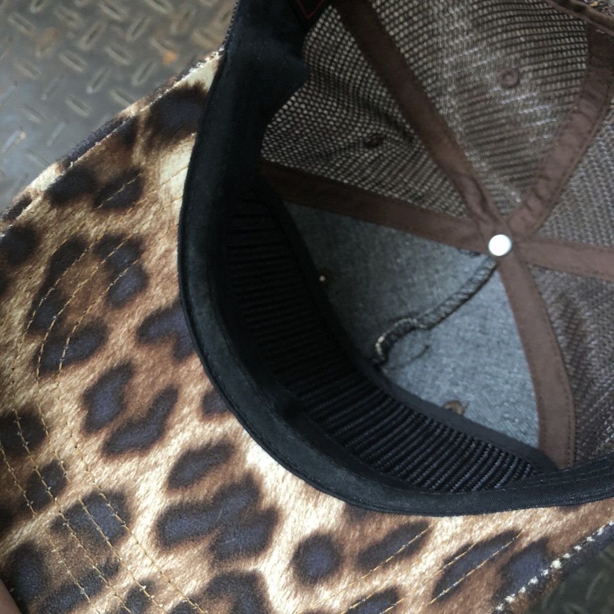 Von Dutch 🚫 SOLD 🚫 Von Dutch Eric Bostrom Leopard Suede Trucker Hat Size ONE SIZE - 9 Thumbnail