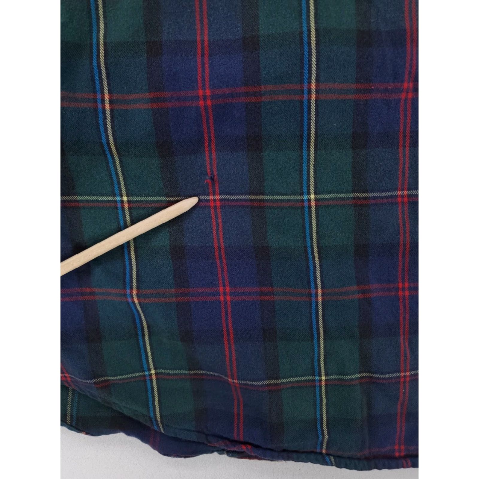 Vintage VINTAGE L.L. Bean Button Down Shirt Plaid Flannel Green Blue Mens L Long Sleeve Size US L / EU 52-54 / 3 - 7 Thumbnail