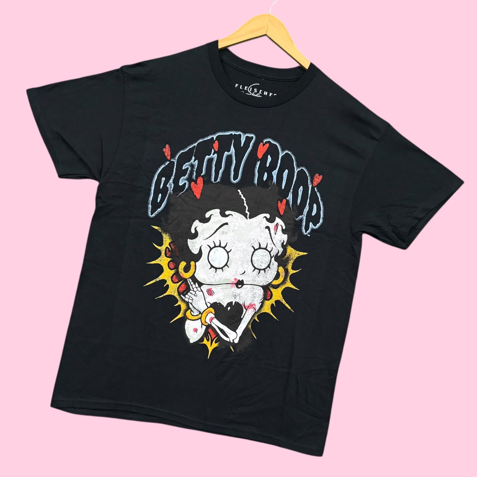 Universal Studios Zombie Girl Betty Boop by Fleischer Studios Cartoon Tee L Size US L / EU 52-54 / 3 - 3 Thumbnail