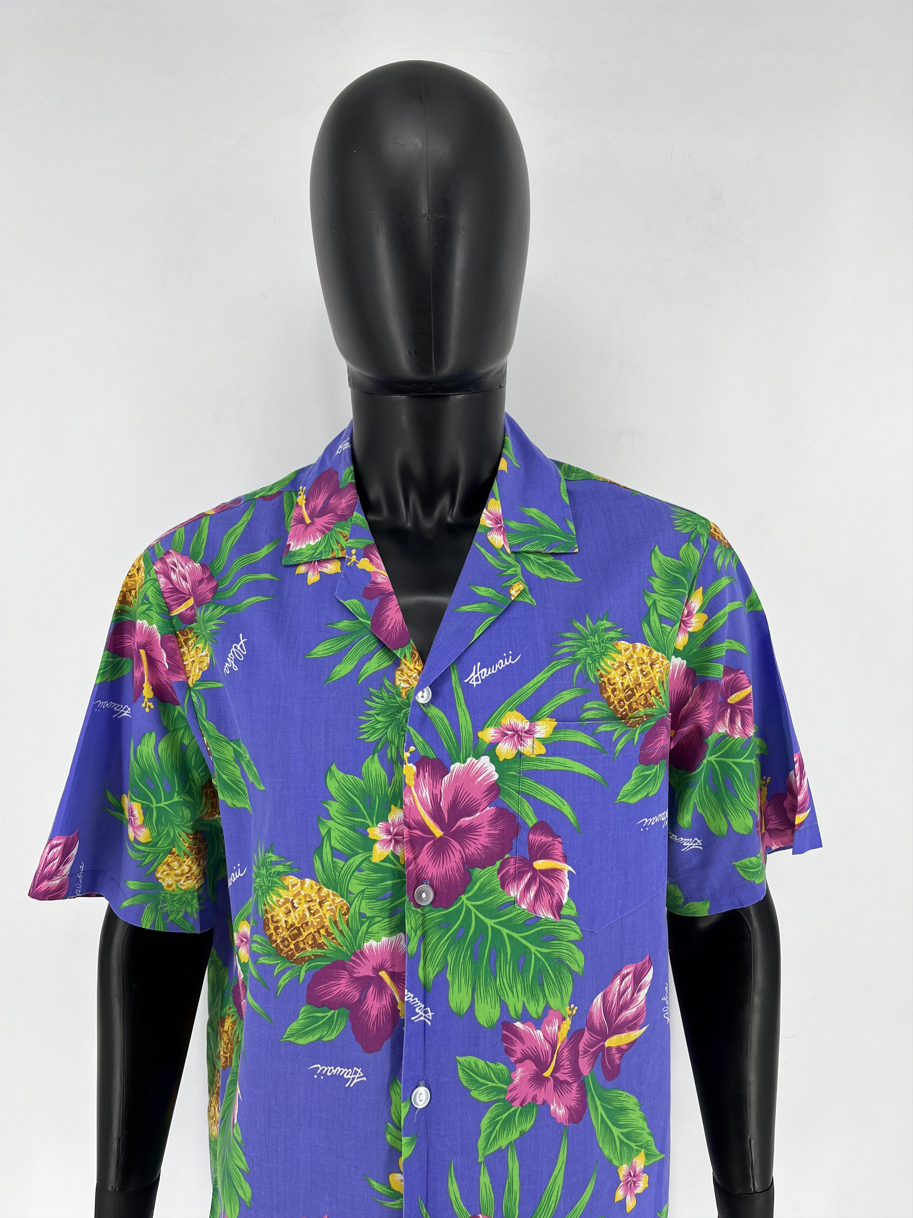 Vintage Vintage Y2K Art Streetwear Hawaiian Travis Scott style Size US XXL / EU 58 / 5 - 1 Thumbnail