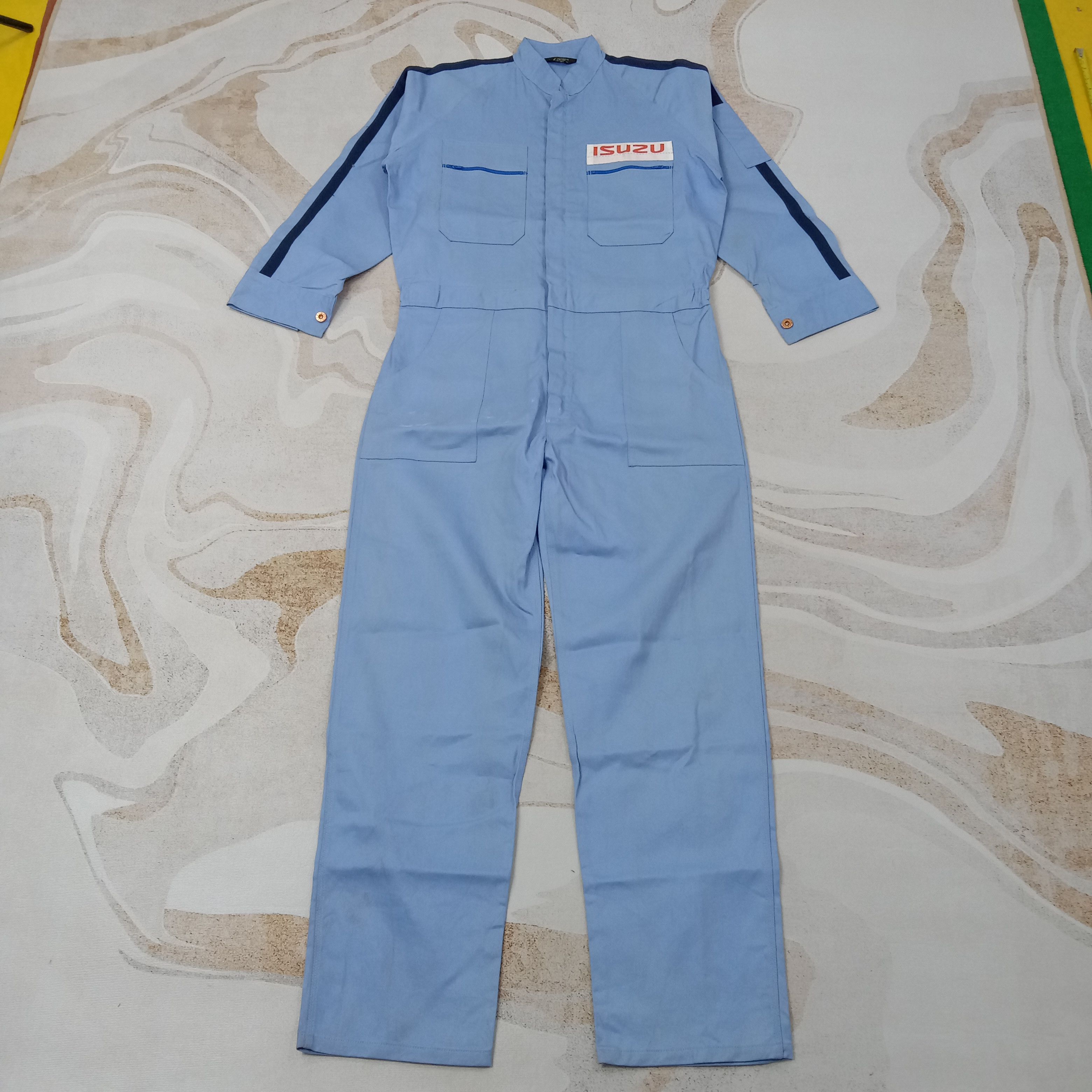 Japanese Brand Isuzu Racing Team Workwear Coverall Jacket C257N25 Size US L / EU 52-54 / 3 - 8 Thumbnail