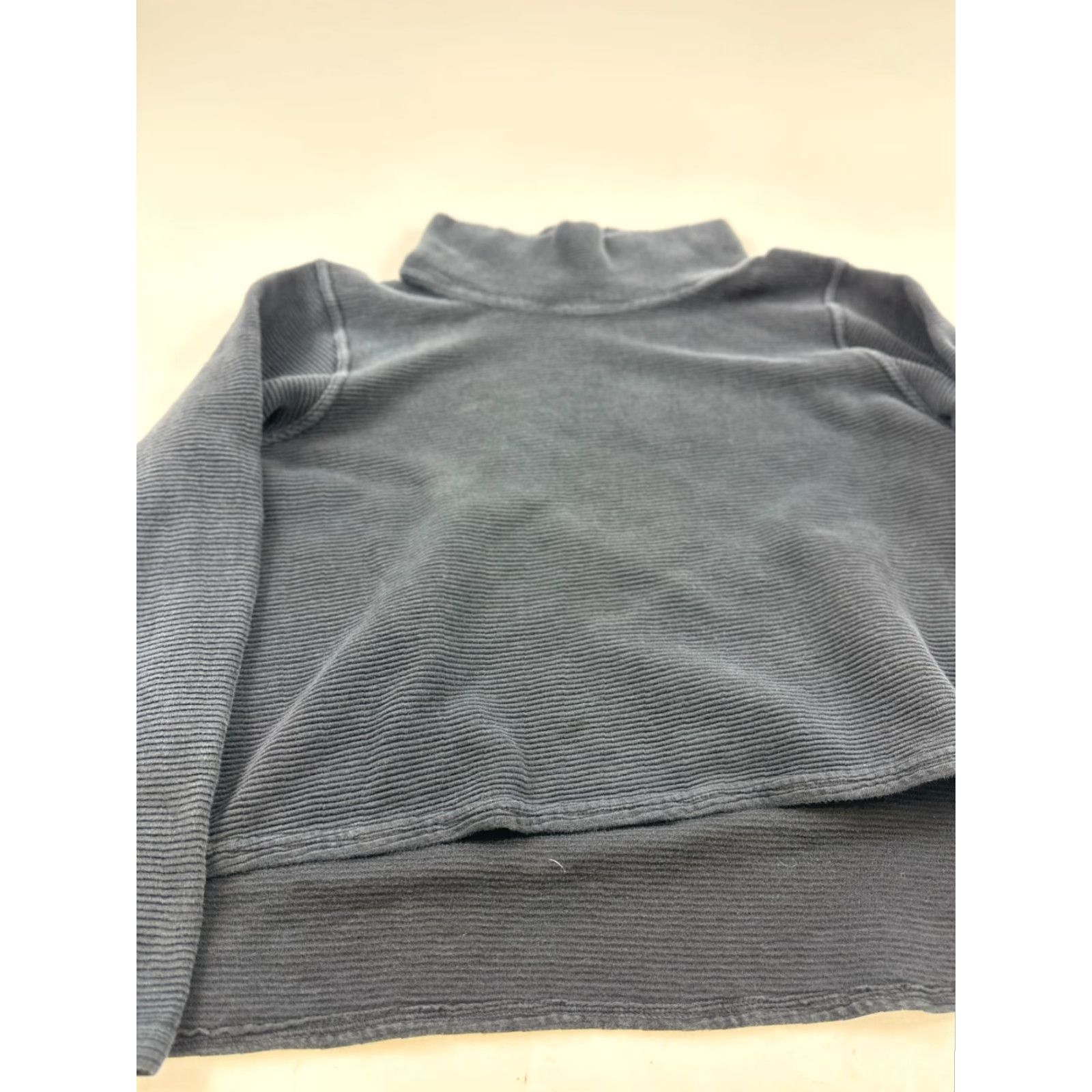 Hard Tail Hard Tail Sweater Womens Large Black Ribbed Knit Long Sleeve Mock Neck USA Made Size L / US 10 / IT 46 - 3 Thumbnail
