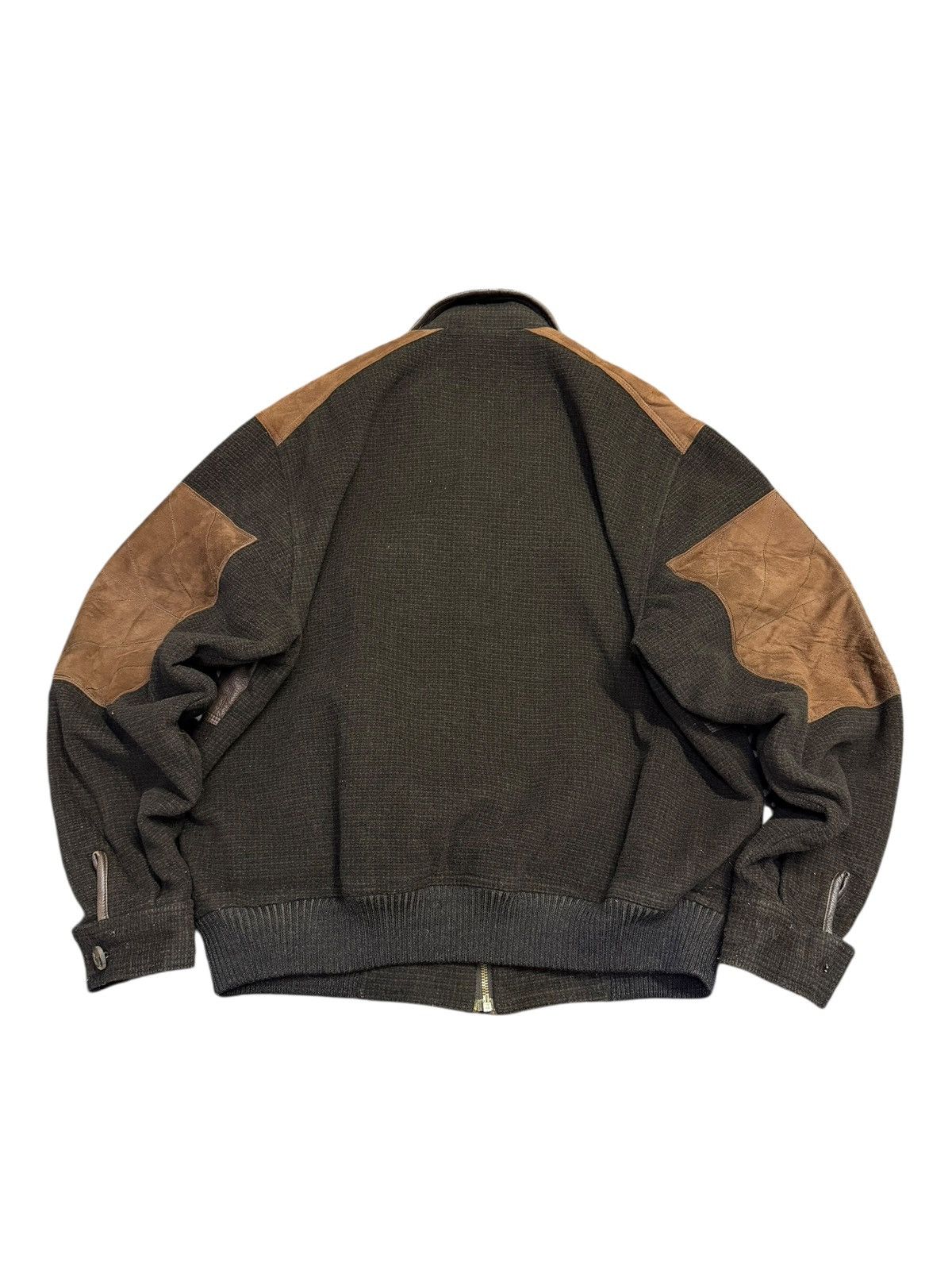Vintage Vintage Luxury Umberto Bilancioni Bomber Jacket Half Skin Size US M / EU 48-50 / 2 - 6 Thumbnail