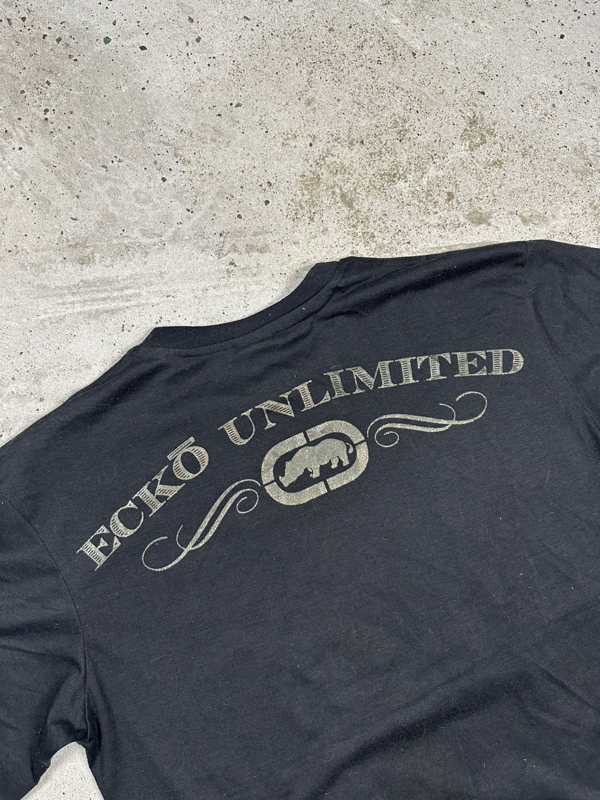 Ecko Unltd. × Vintage Vintage Y2K Ecko Unlimited Big All Over Print Black T Shirt Size US L / EU 52-54 / 3 - 14 Thumbnail