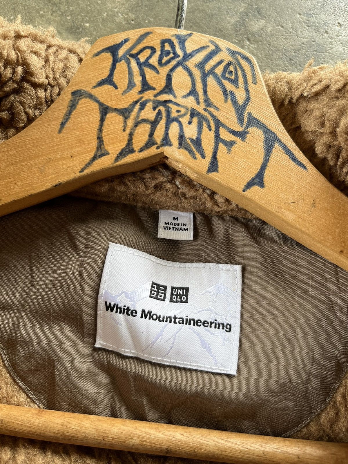 Japanese Brand × Uniqlo × White Mountaineering 🔥White Mountaineering X Uniqlo Half Button Sherpa Jacket Size US M / EU 48-50 / 2 - 4 Thumbnail