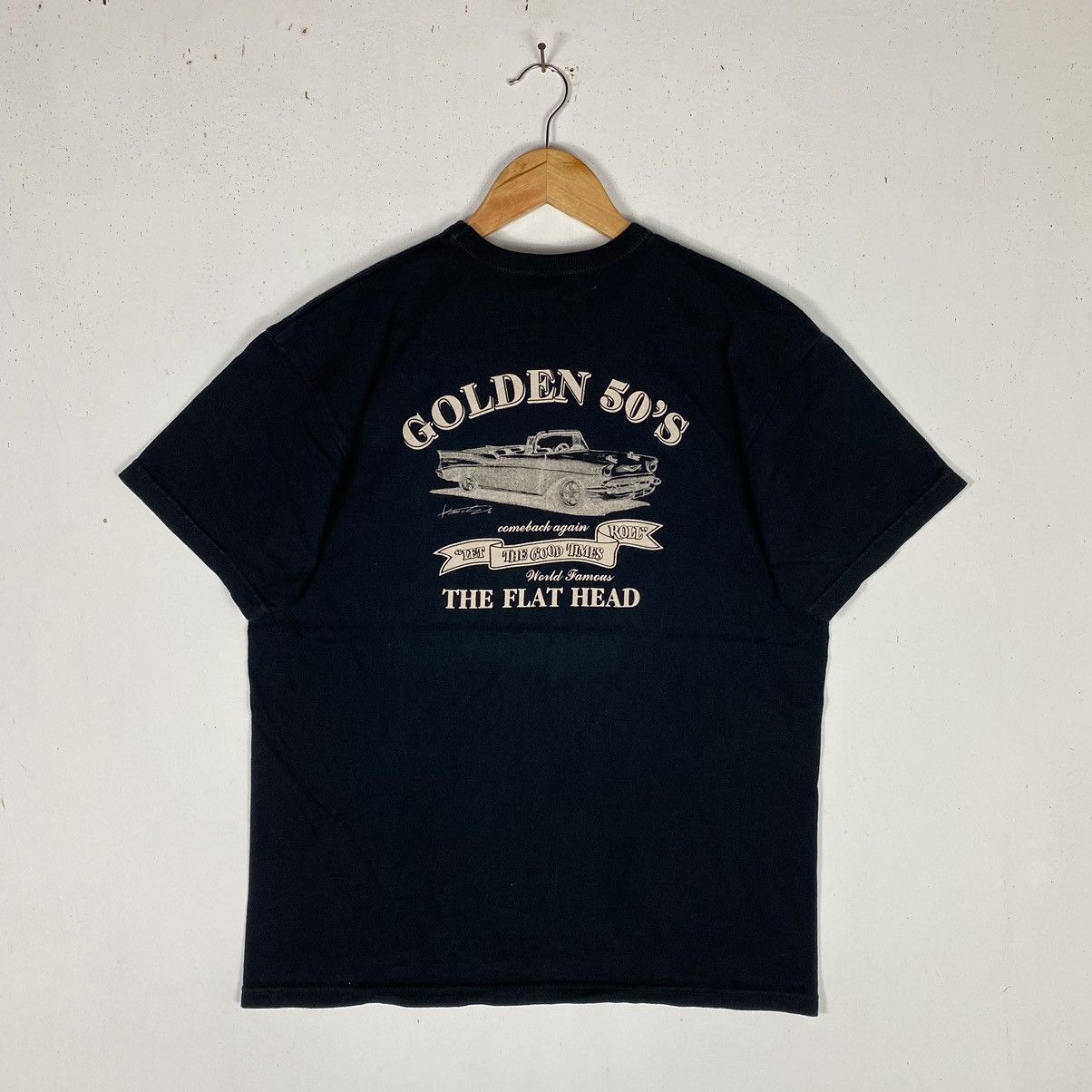The Flat Head THE FLAT HEAD Black Mint Tee Size US M / EU 48-50 / 2 - 2 Thumbnail