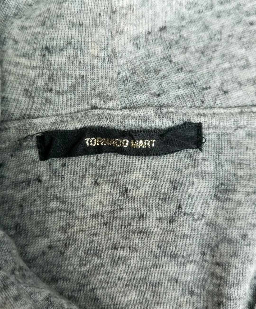 Tornado Mart asymmetric zip hoodie retro punk