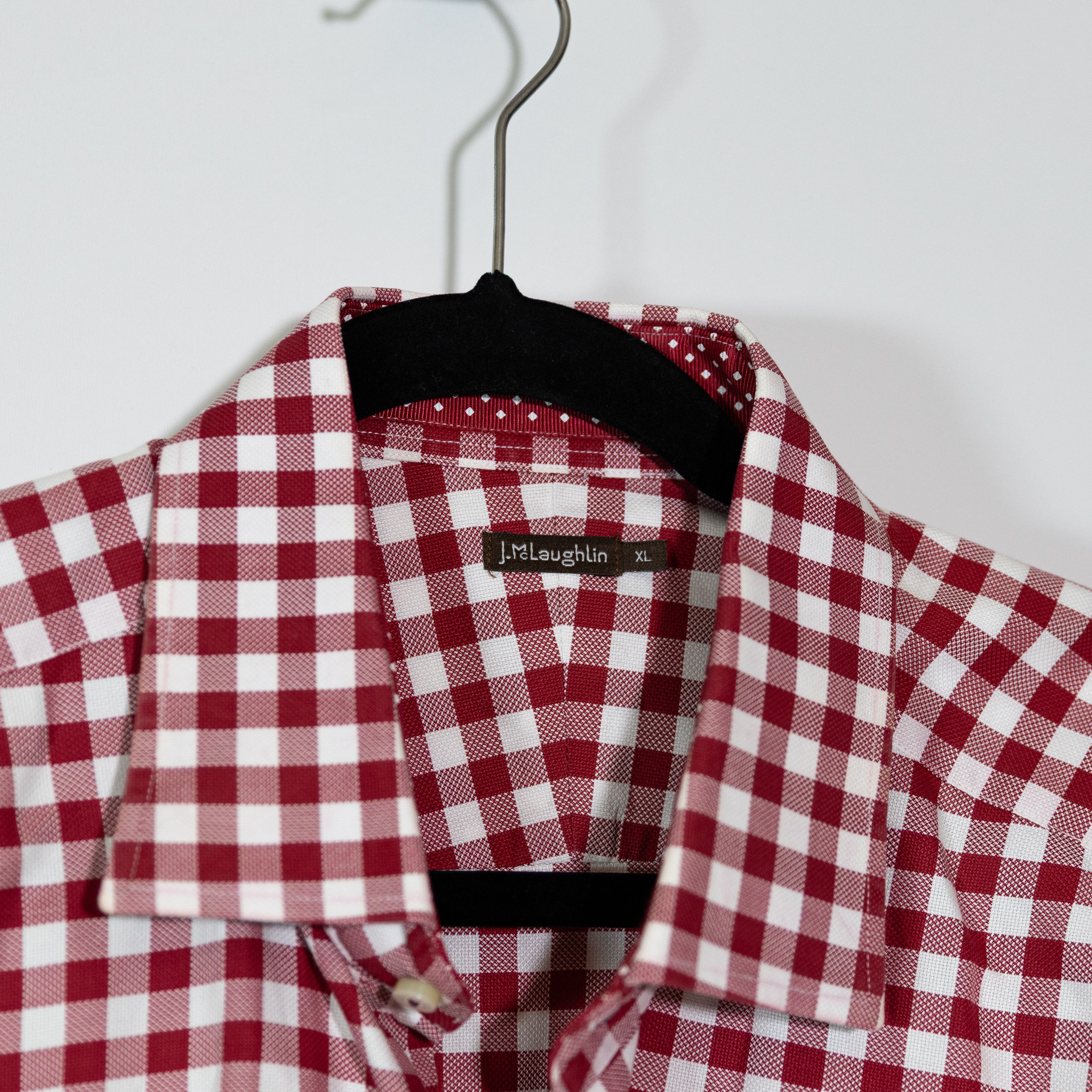 J.McLaughlin J. McLaughlin Men's Cotton Red White Size US XL / EU 56 / 4 - 2 Thumbnail