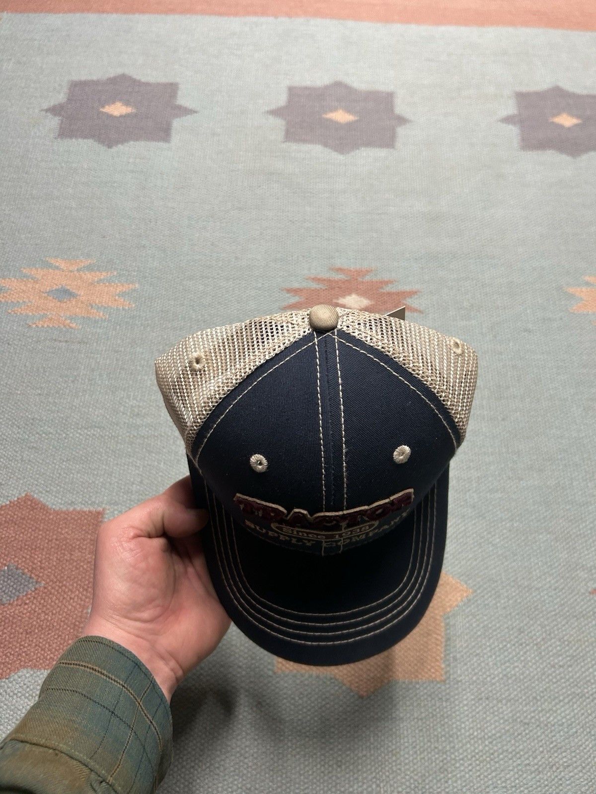 Vintage Tractor supply co strapback hat baseball NWT DEADSTOCK farm Size ONE SIZE - 3 Thumbnail