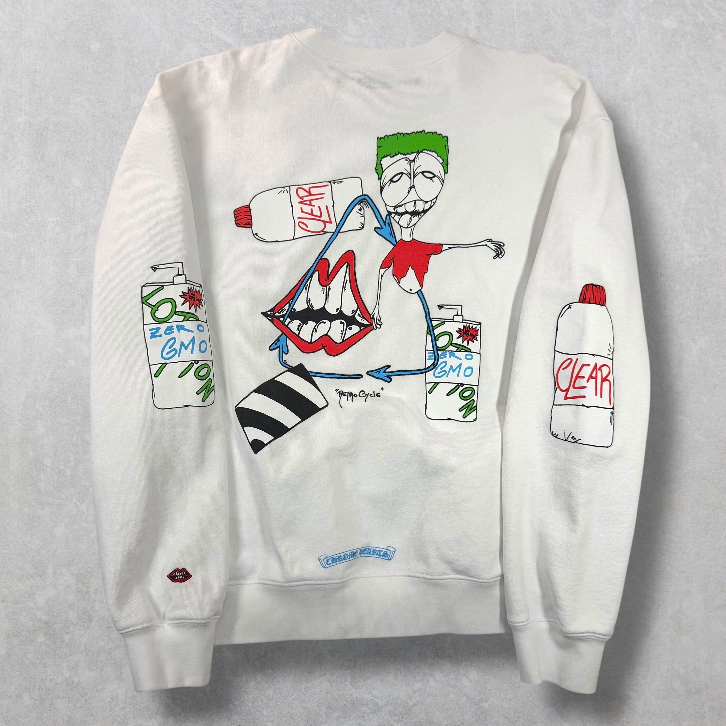 Chrome Hearts Chrome Hearts Matty Boy Retro Cycle Crewneck XL Size US XL / EU 56 / 4 - 1 Thumbnail