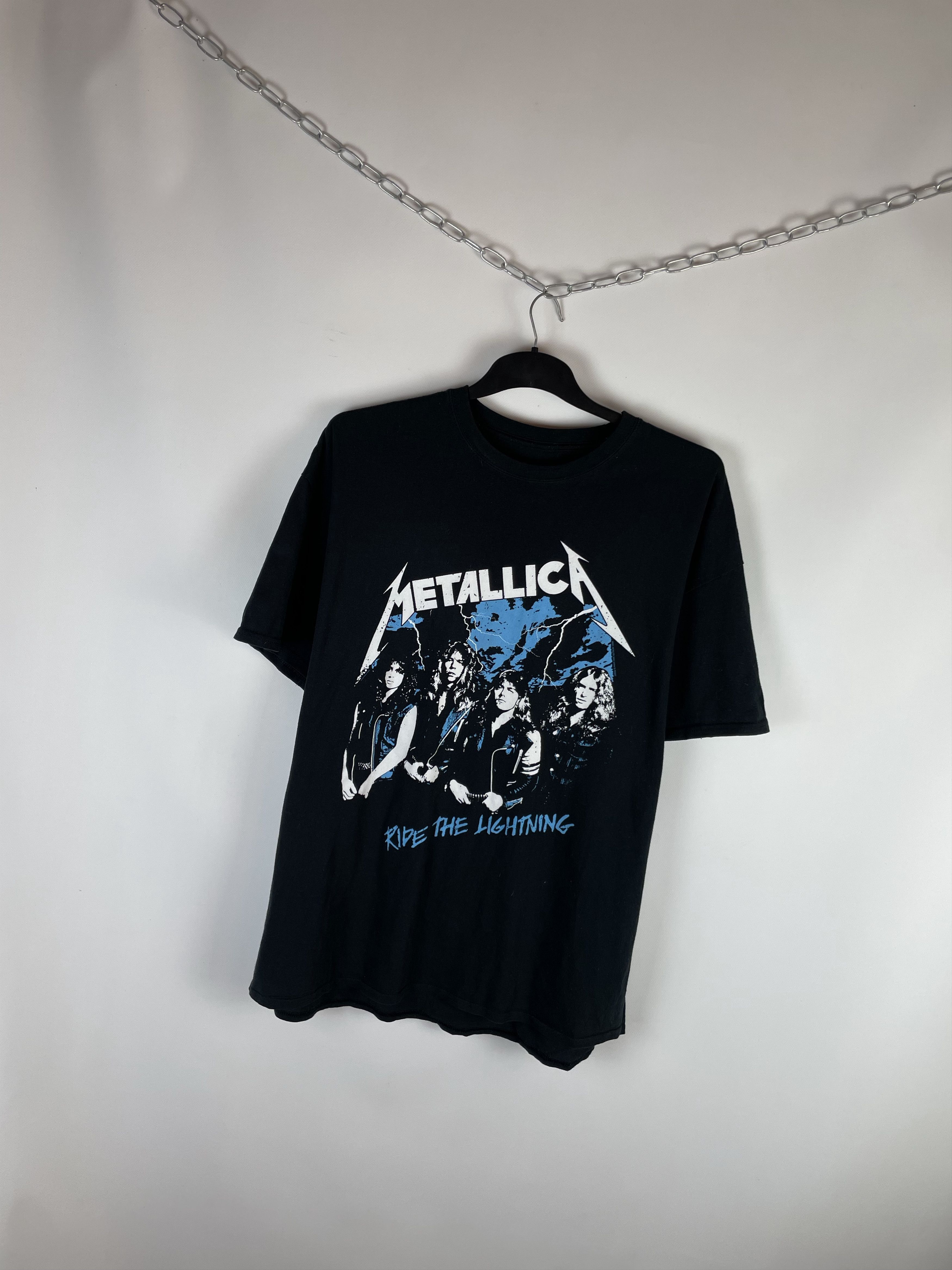 Band Tees Mens Vintage Metallica T Shirt Size US XXL / EU 58 / 5 - 2 Thumbnail