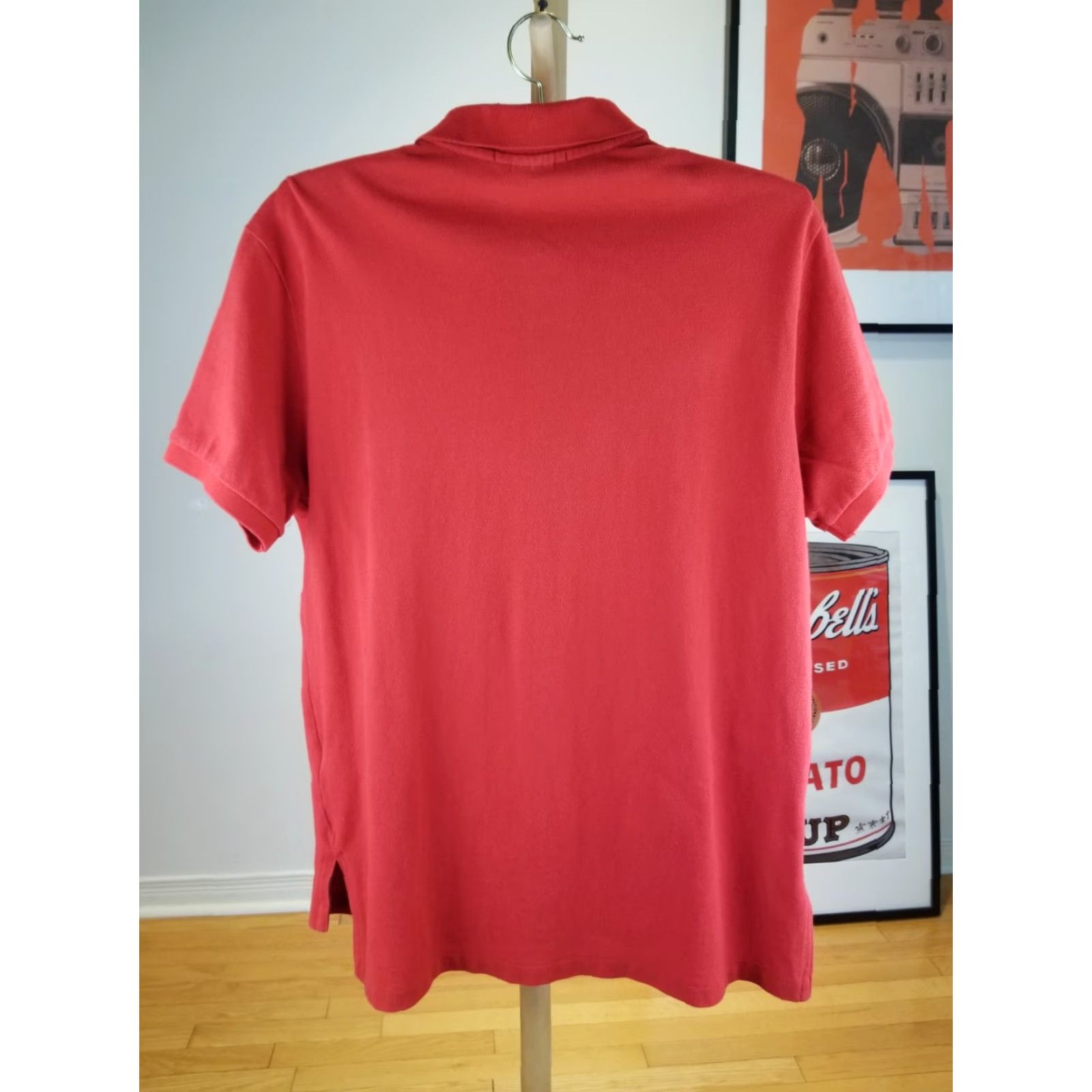 Polo Ralph Lauren VINTAGE RALPH LAUREN POLO SHIRT RED USA FLAG PATCH BIG PONY SHIRT SZ LARGE Size US L / EU 52-54 / 3 - 6 Thumbnail