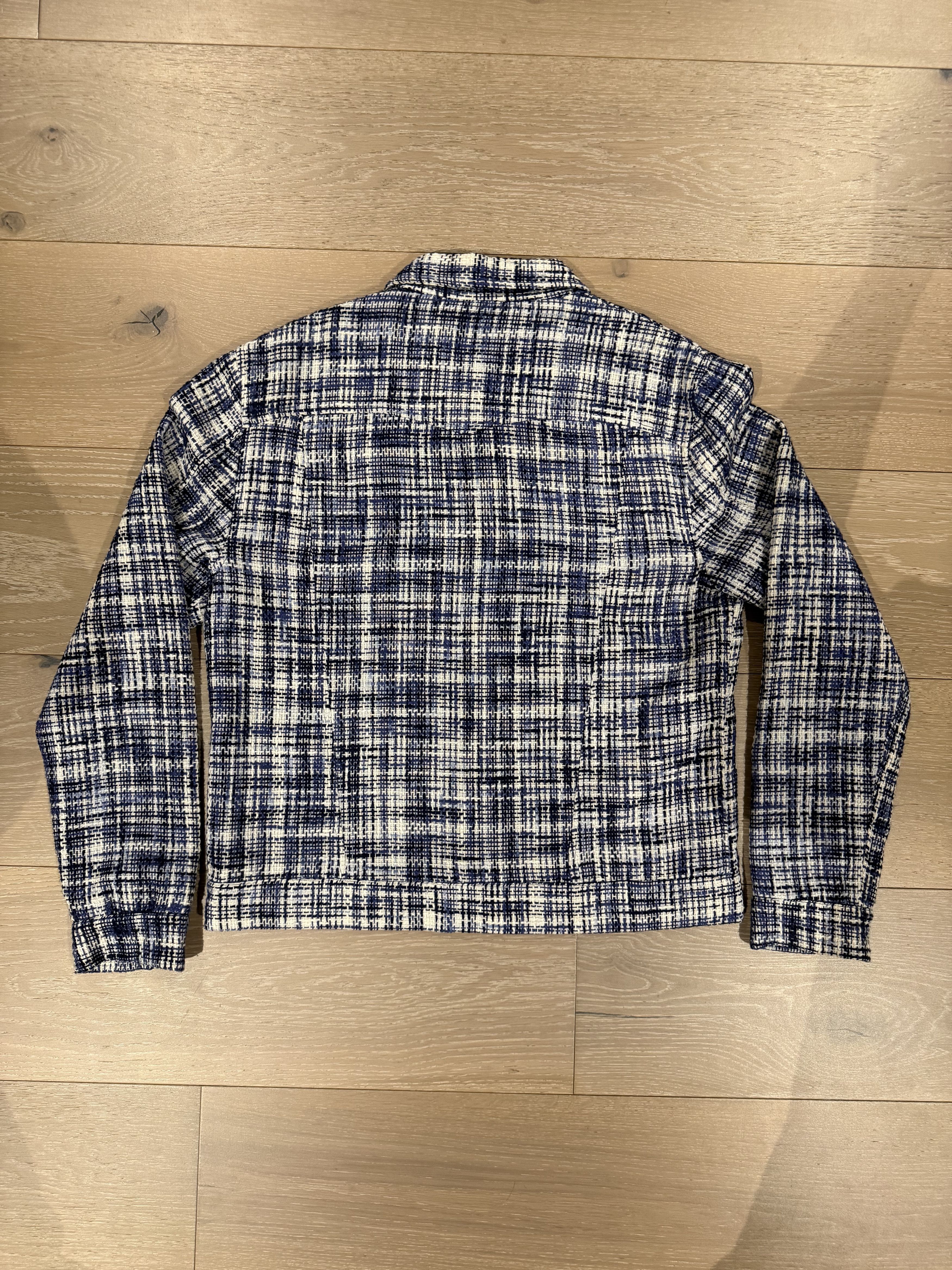 Libero 💚 Libero Azzurro Tweed Blouson Large NEW Size US L / EU 52-54 / 3 - 15 Thumbnail