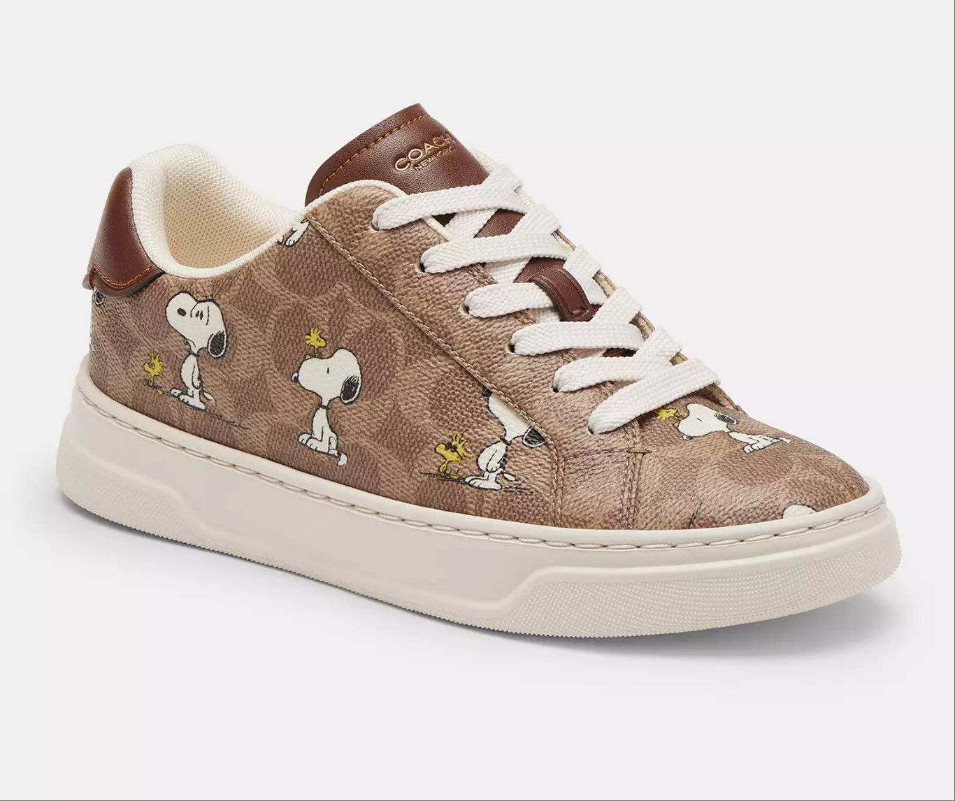 Coach Peanuts High Line Sneaker In Signature Canvas With Snoopy Size US 8.5 / IT 38.5 - 6 Thumbnail