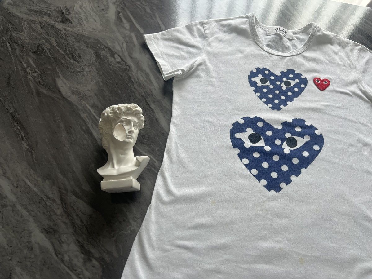 Comme des Garcons PLAY Comme De Garcons x Play : Double Blue and Red Heart Size XL / US 12-14 / IT 48-50 - 6 Thumbnail