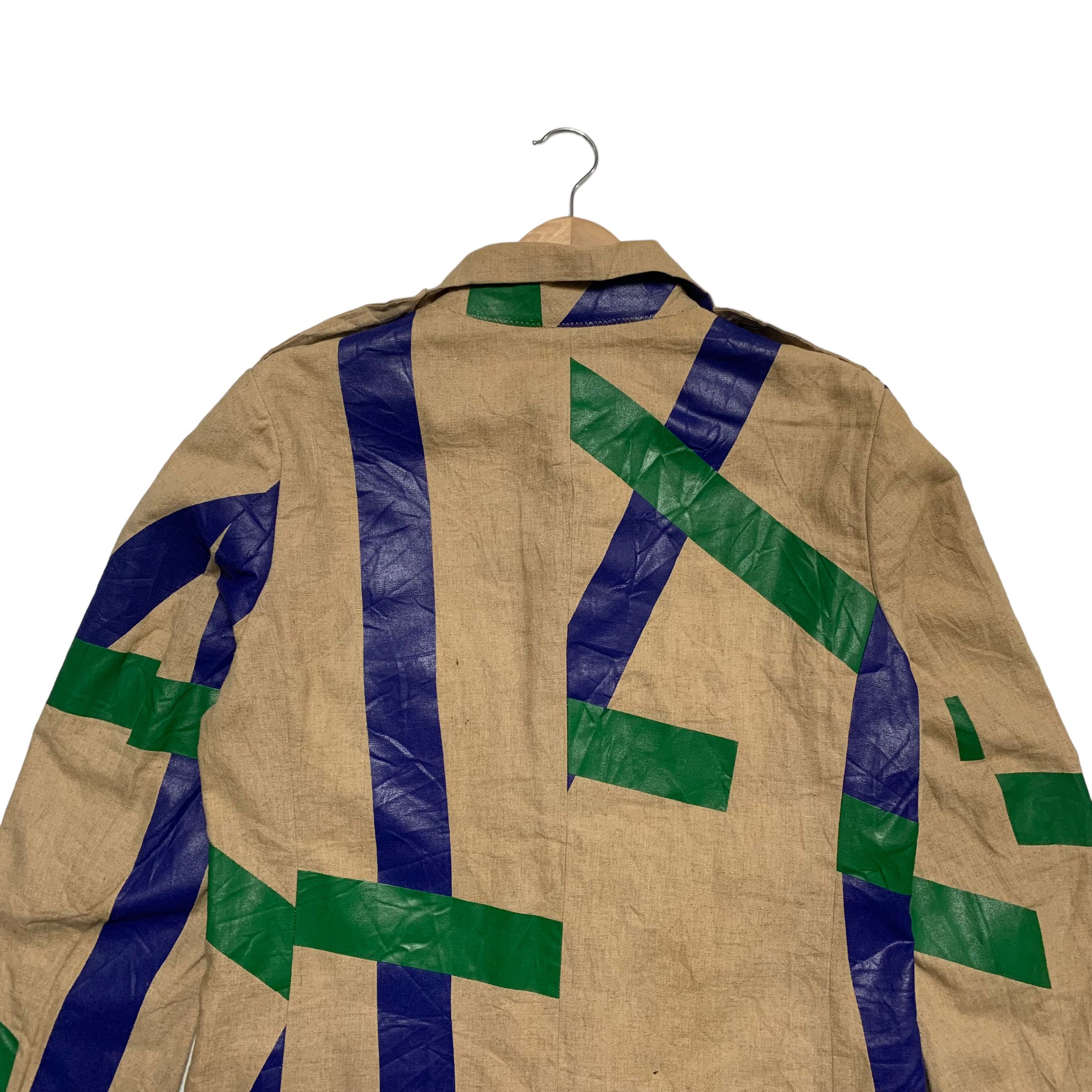 Masaki Matsushima Vintage 90s Masaki Matsushima Duct-Tape Style Jacket Size US M / EU 48-50 / 2 - 7 Thumbnail