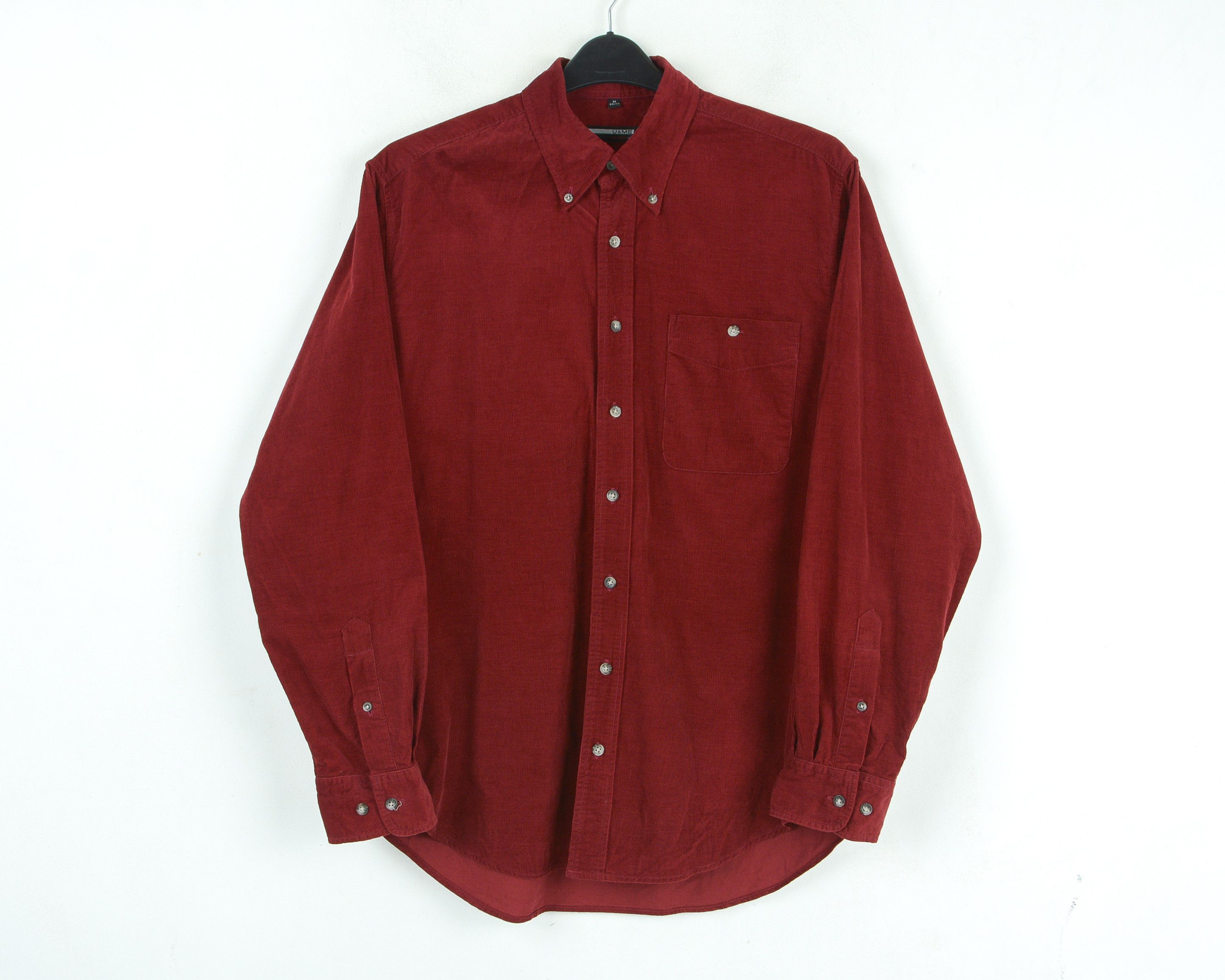 Other × Vintage Shirt Corduroy Soft Cotton Cord Long Sleeve Button Up Size US M / EU 48-50 / 2 - 1 Thumbnail