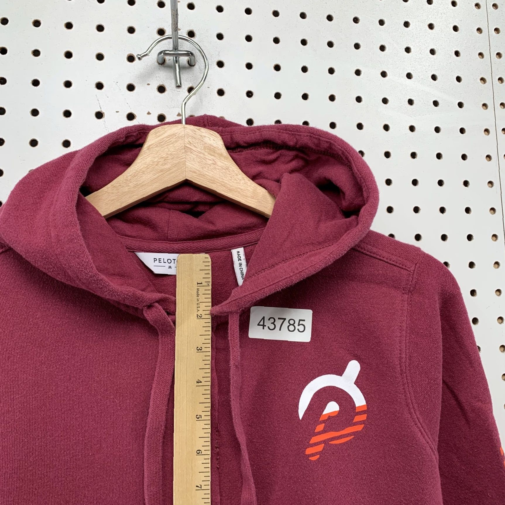 Pinko Peloton Hoodie Sweatshirt Womens Medium Pink Hooded Full Zip Fleece Size M / US 6-8 / IT 42-44 - 7 Thumbnail