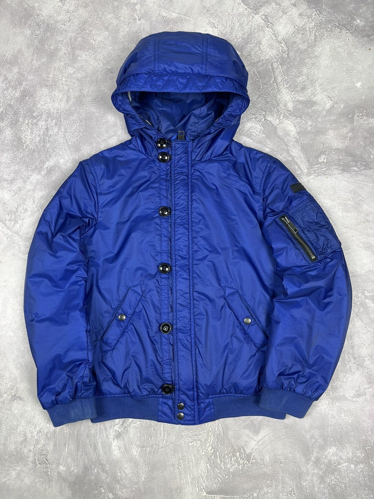 Burberry × Kid × Luxury Burberry Children Bomber Nylon Jacket Size  