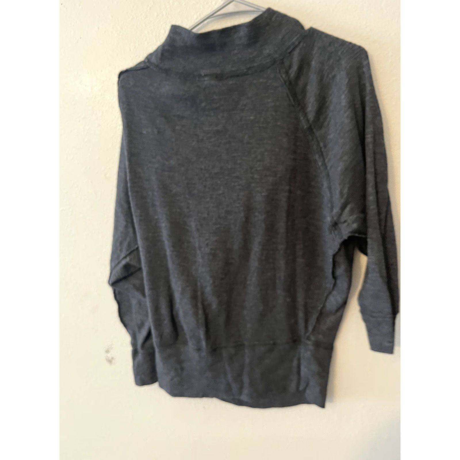 Free People Free People Sweatshirt Boat Neck Gray S Womens Pullover Knit Stretch Rib Knit Oversized/Activewear Mens? Size S / US 4 / IT 40 - 3 Thumbnail