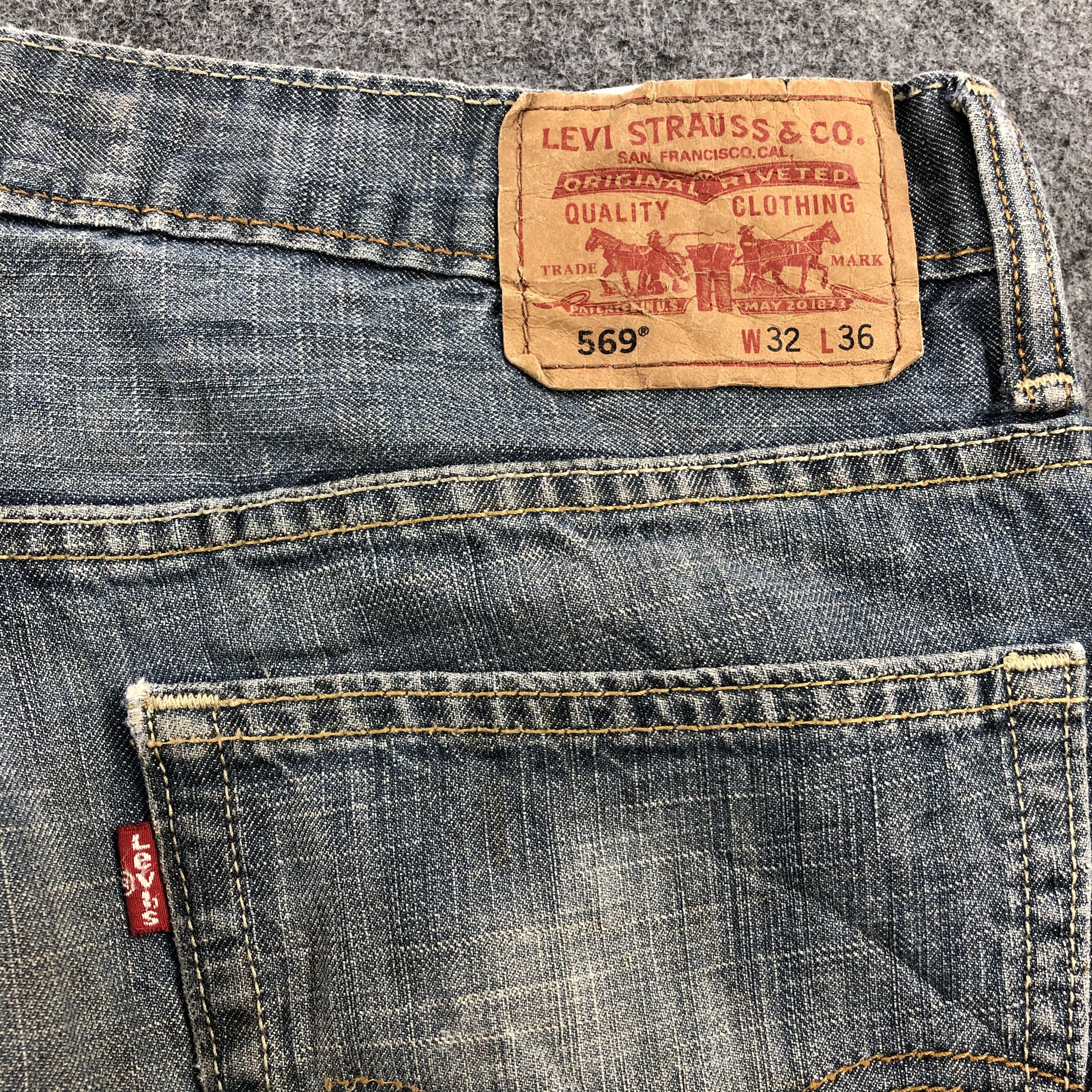 Levi's × Vintage Vintage Mud Wash Levis 569 Jeans-JM1329 Size US 35 - 5 Thumbnail