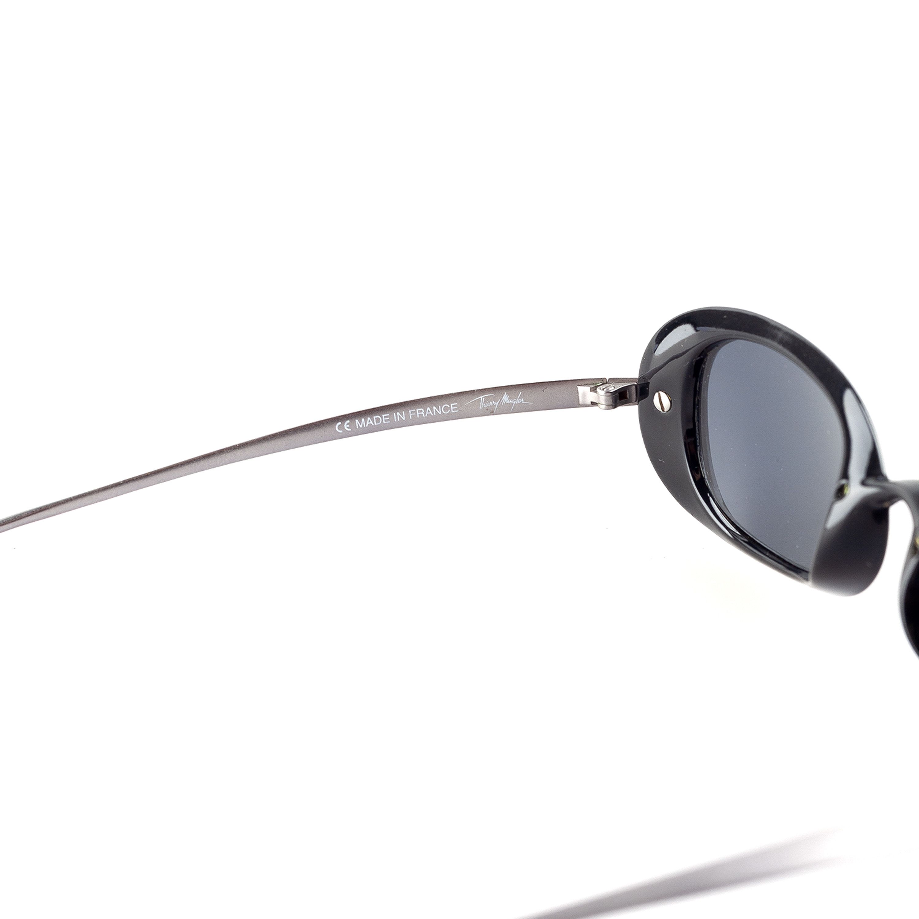 Thierry Mugler Thierry Mugler 6503 14 C.3 Vintage Oval Sunglasses Size ONE SIZE - 8 Thumbnail