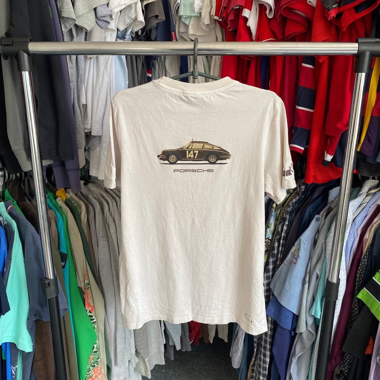 Puma Men’s Puma Porsche Big Logo Racing streetwear tee Size US M / EU 48-50 / 2 - 1 Thumbnail