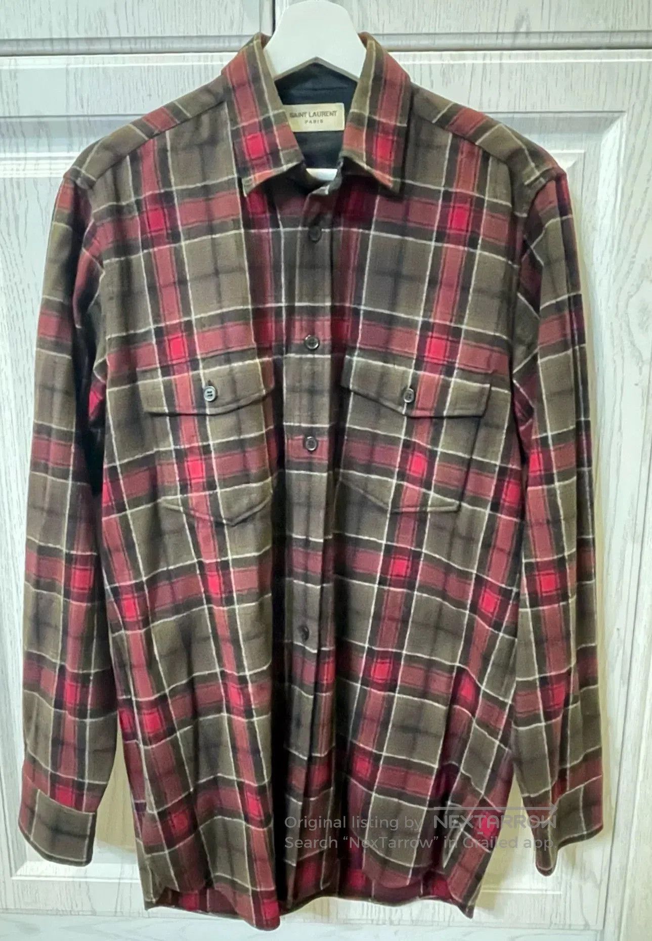 Saint Laurent Paris Saint Laurent FW13 Plaid Shirt. Size US M / EU 48-50 / 2 - 2 Thumbnail