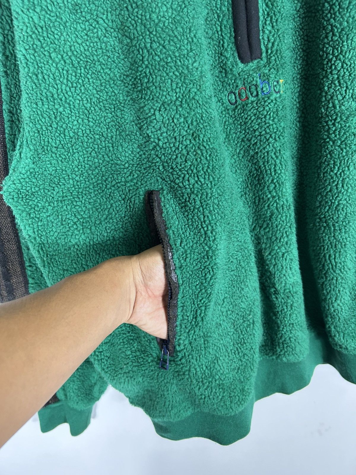 Vintage ⚡️Vintage Adabar Fleece Half Zipper Sweater Size US L / EU 52-54 / 3 - 6 Thumbnail